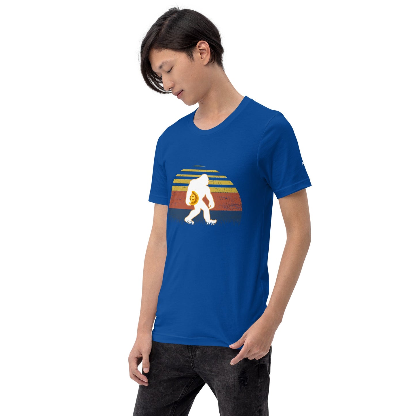 Retro Bitcoin - Unisex t-shirt by DarkByteGear