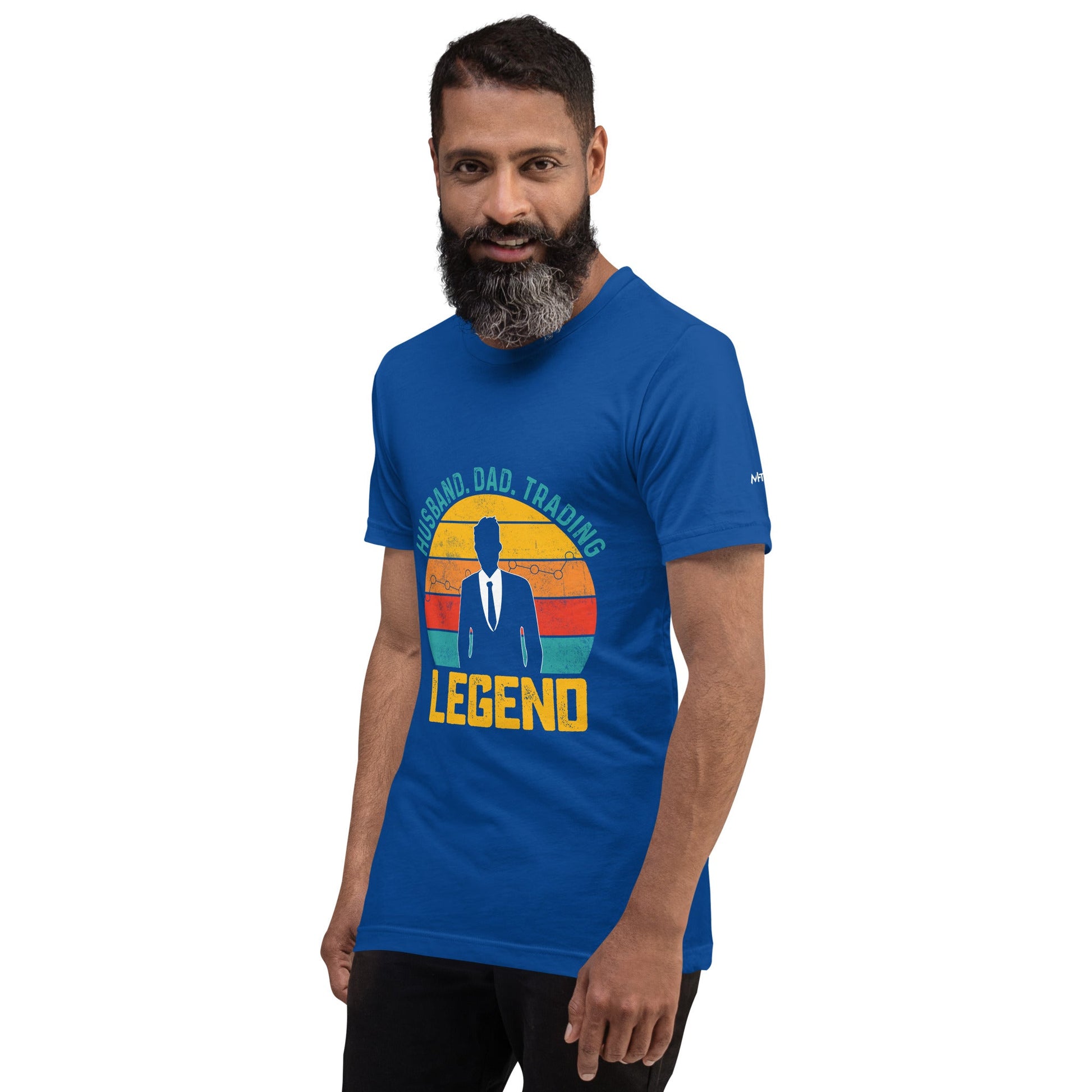 Husband.Dad.Trading Legend - Unisex t-shirt by DarkByteGear
