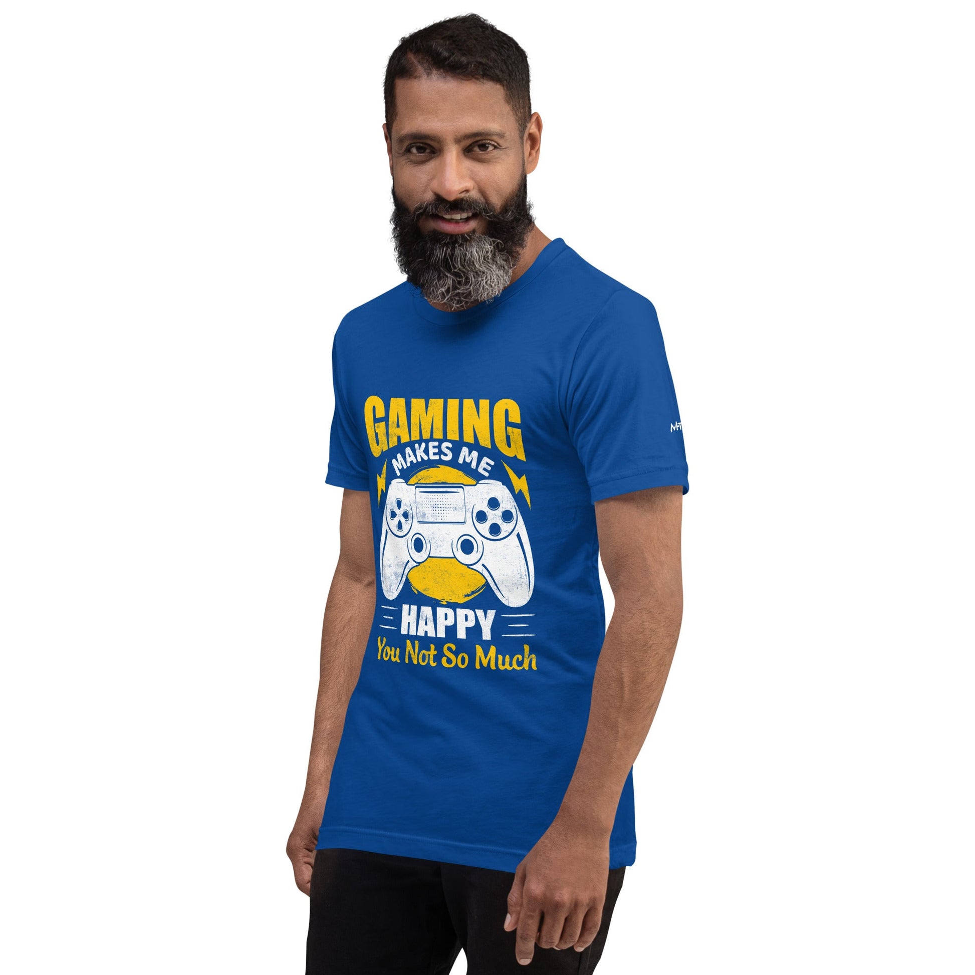 Gaming Makes me Happy (MAHFUZ) - Unisex t-shirt by DarkByteGear