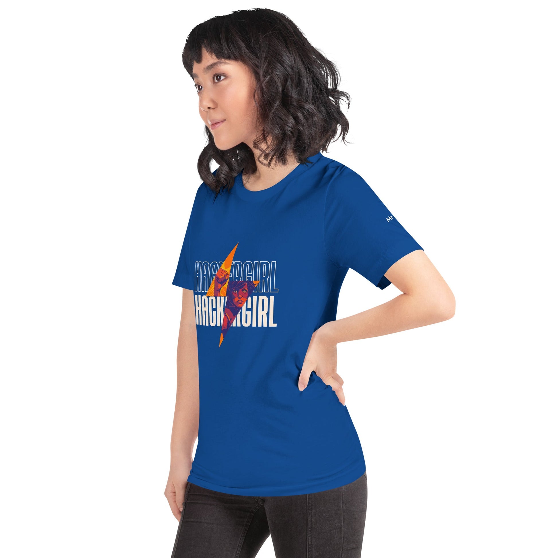 Hacker Girl V1 - Unisex t-shirt by DarkByteGear