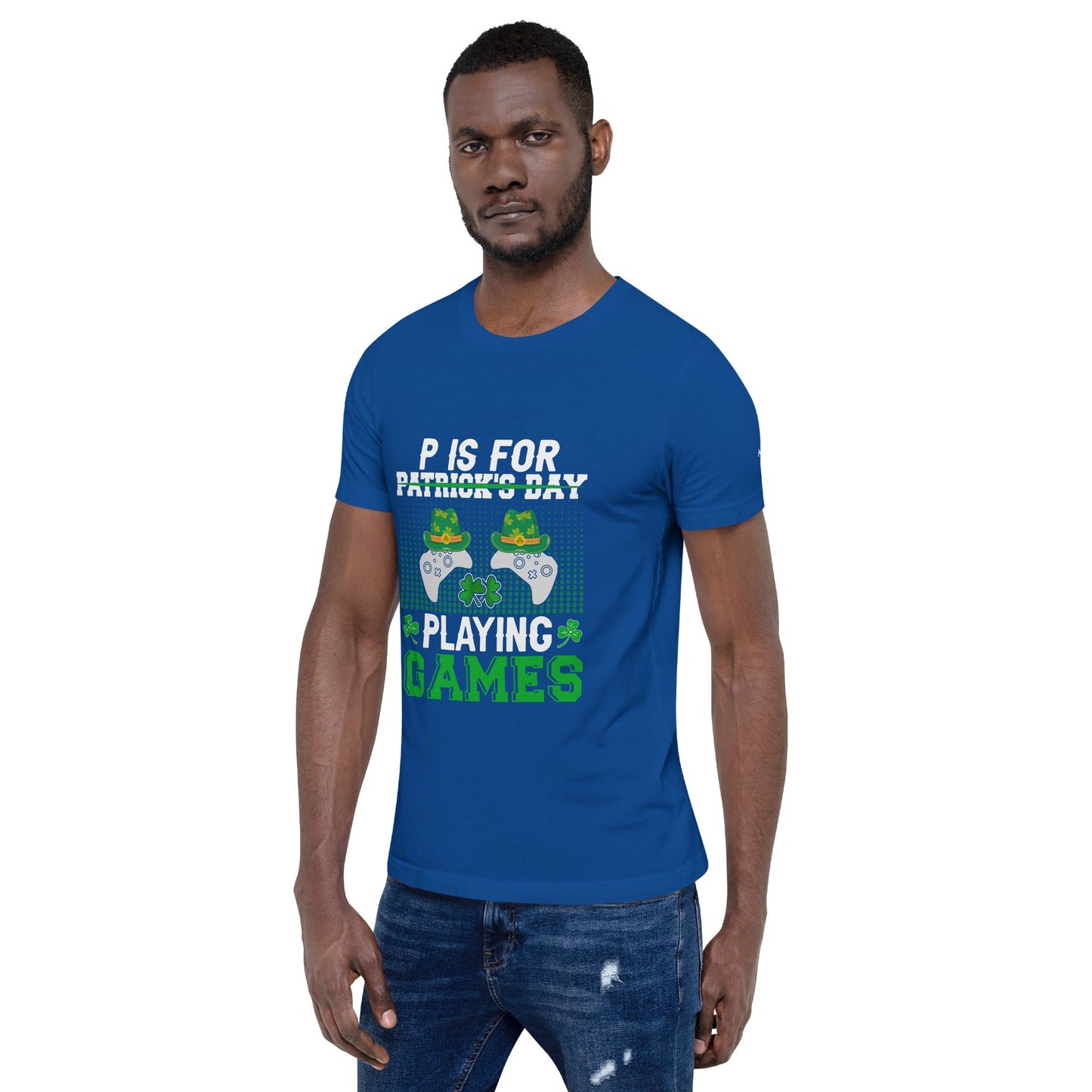 P is for "Playing Games" - Unisex t-shirt by DarkByteGear