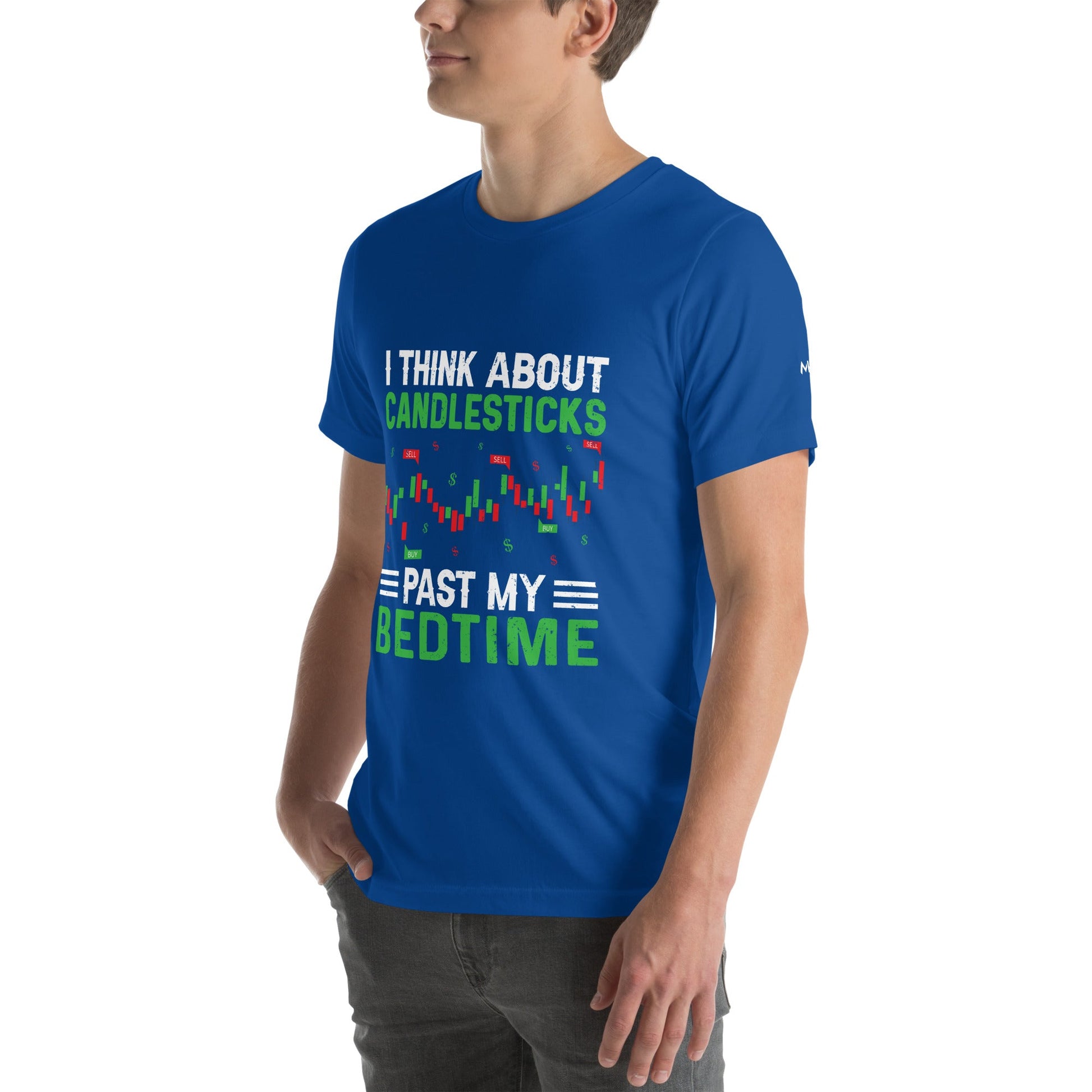 I think about Candle Sticks past my Bedtime - Unisex t-shirt by DarkByteGear