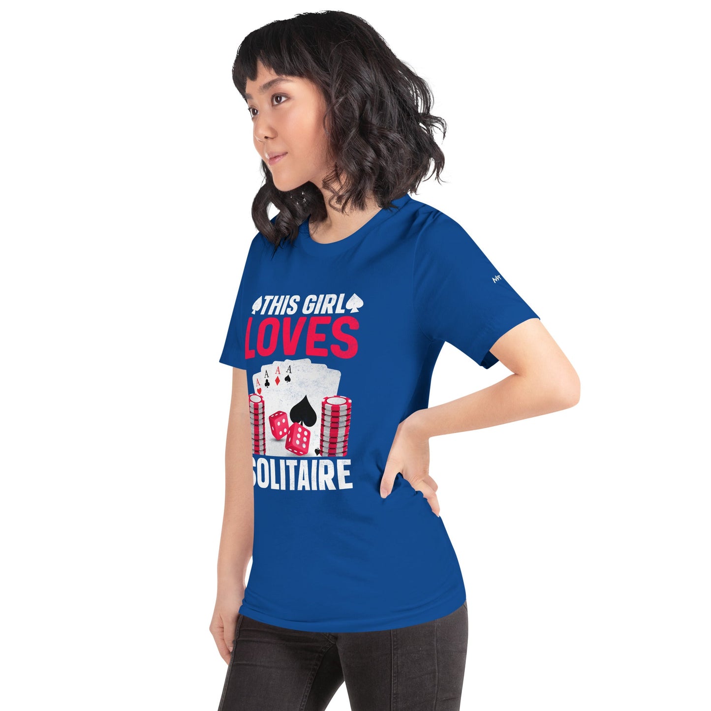 This Girl Loves Solitaire - Unisex t-shirt by DarkByteGear