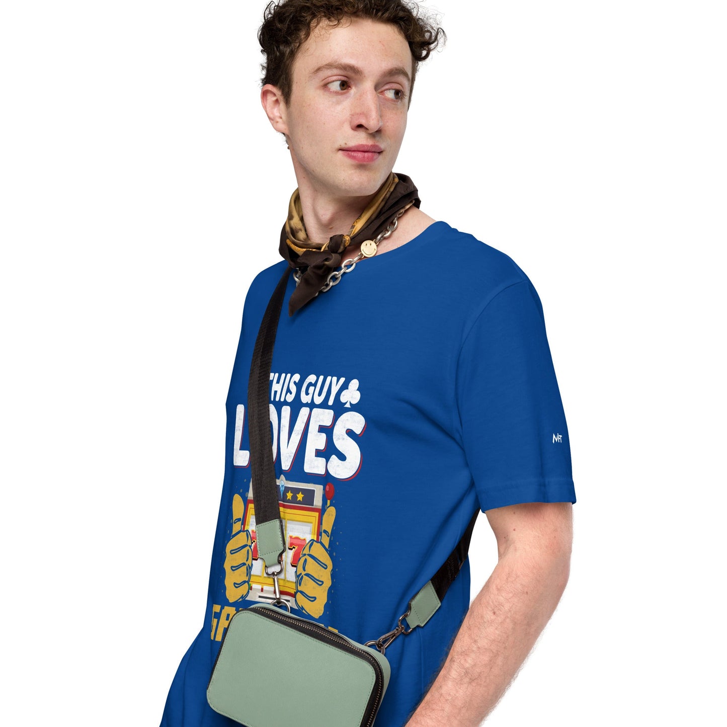 This Guy Loves Gambling - Unisex t-shirt by DarkByteGear