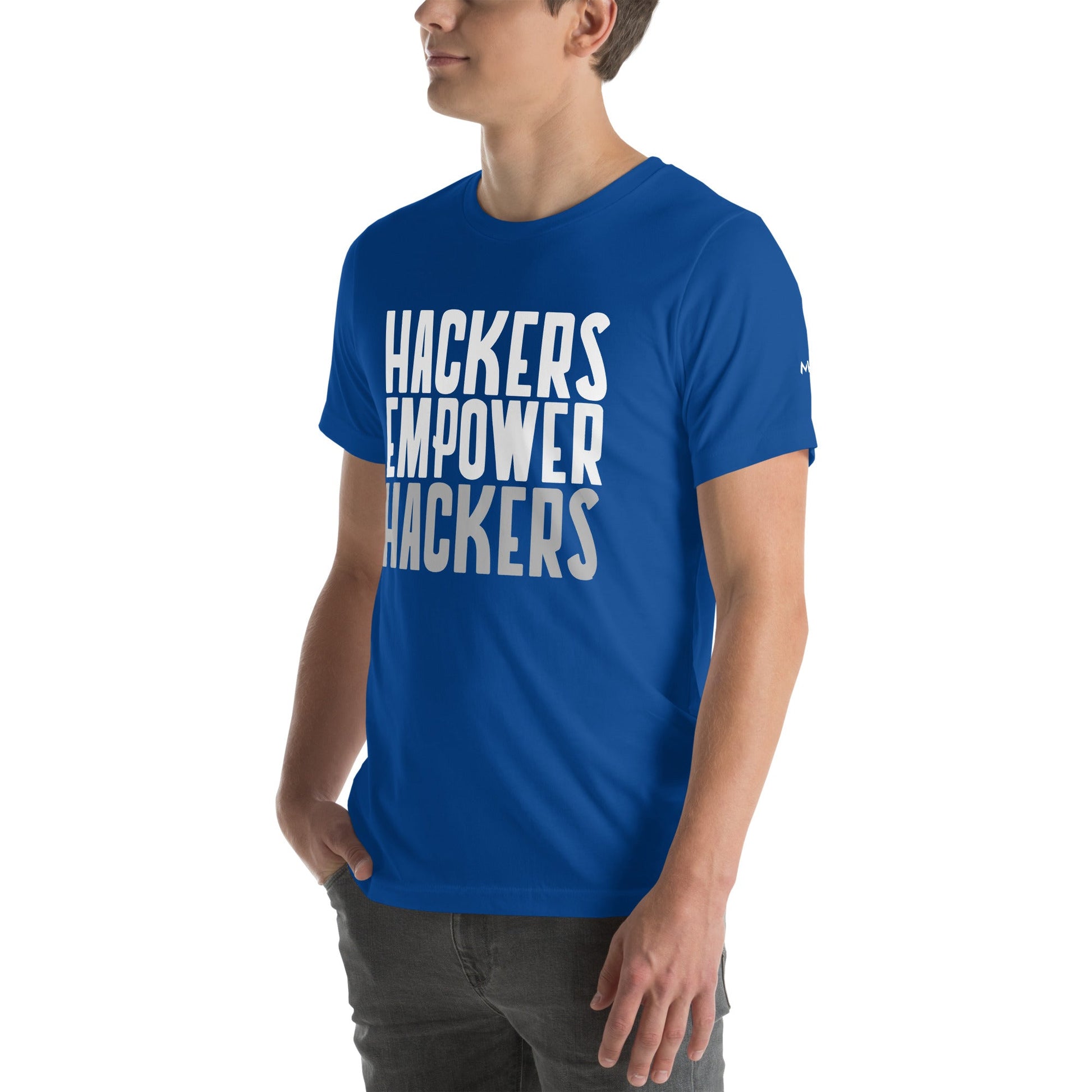 Hackers Empower Hackers - Unisex t-shirt by DarkByteGear