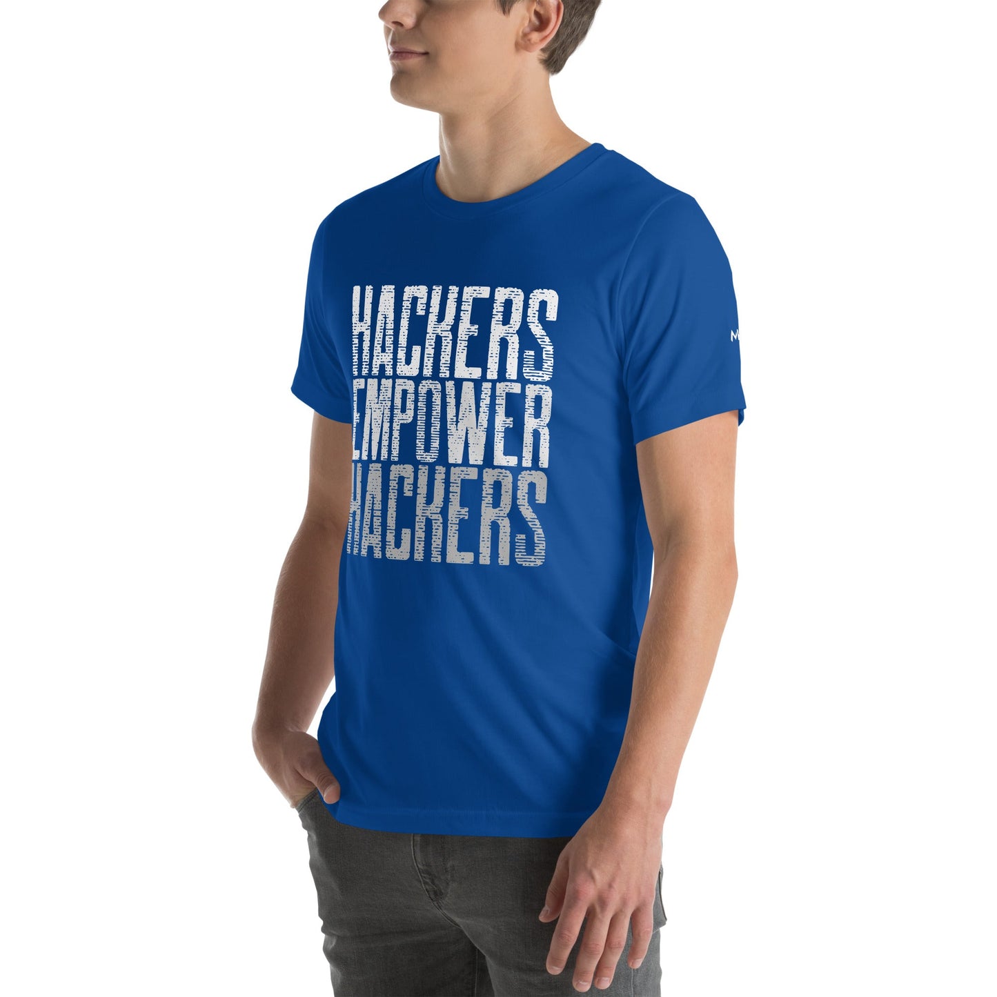 Hackers Empower Hackers V1 - Unisex t-shirt by DarkByteGear