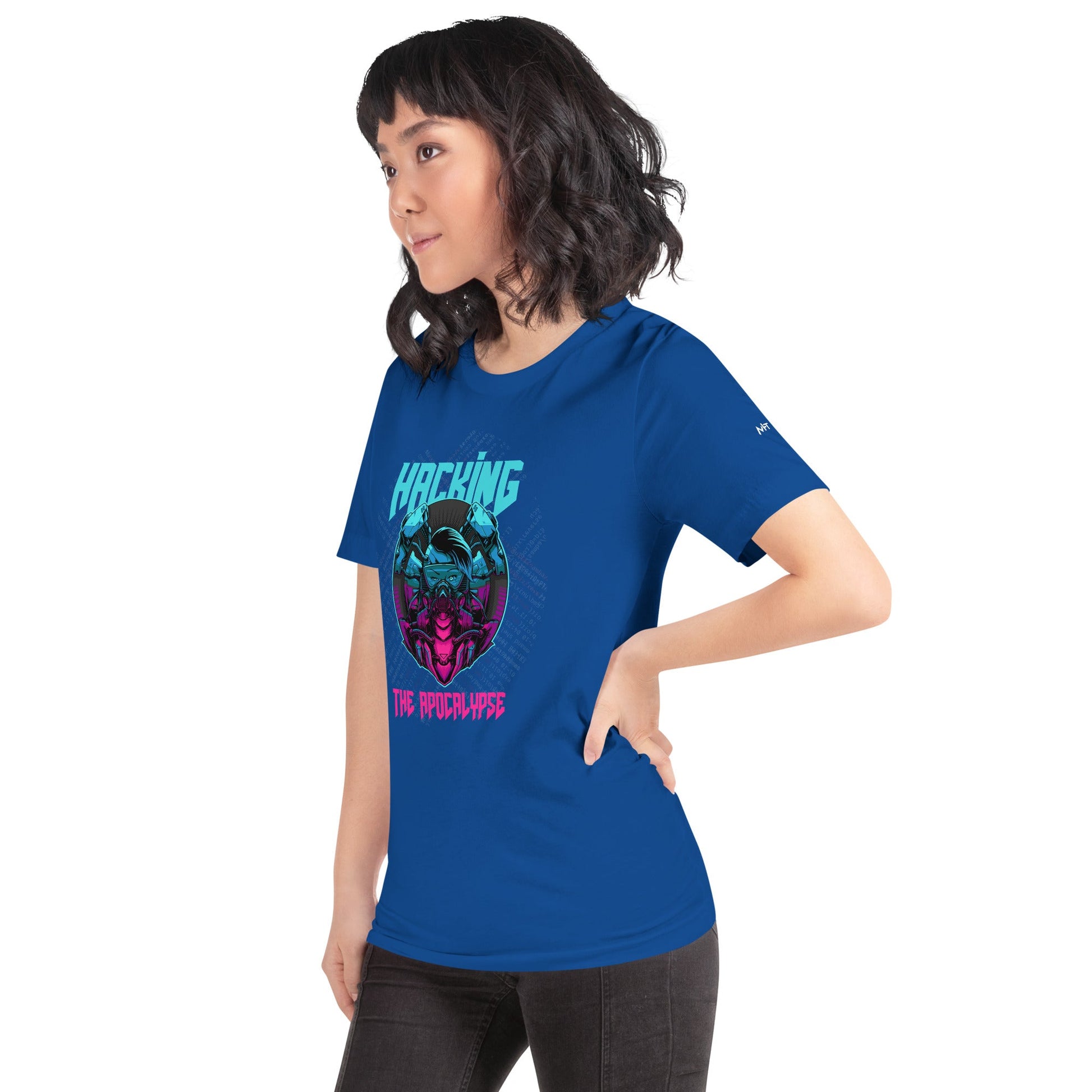 Hacking the apocalypse V2 - Unisex t-shirt by DarkByteGear
