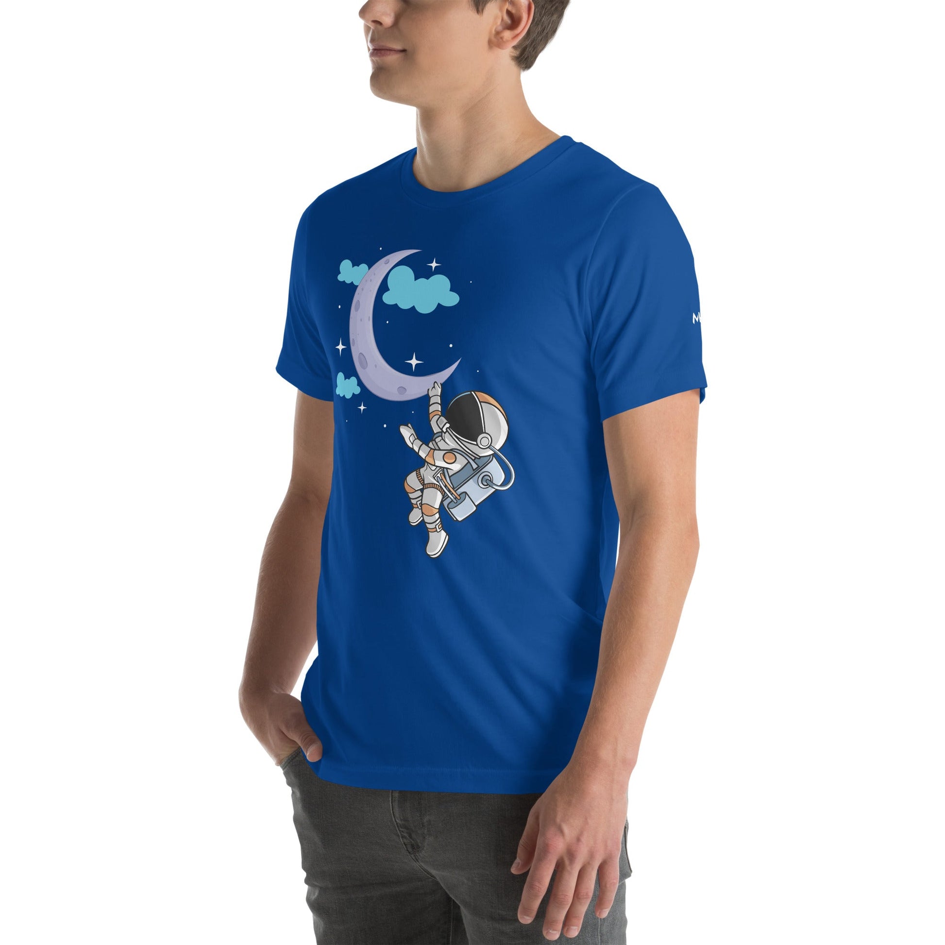 Full Moon Astronaut - Unisex t-shirt by DarkByteGear