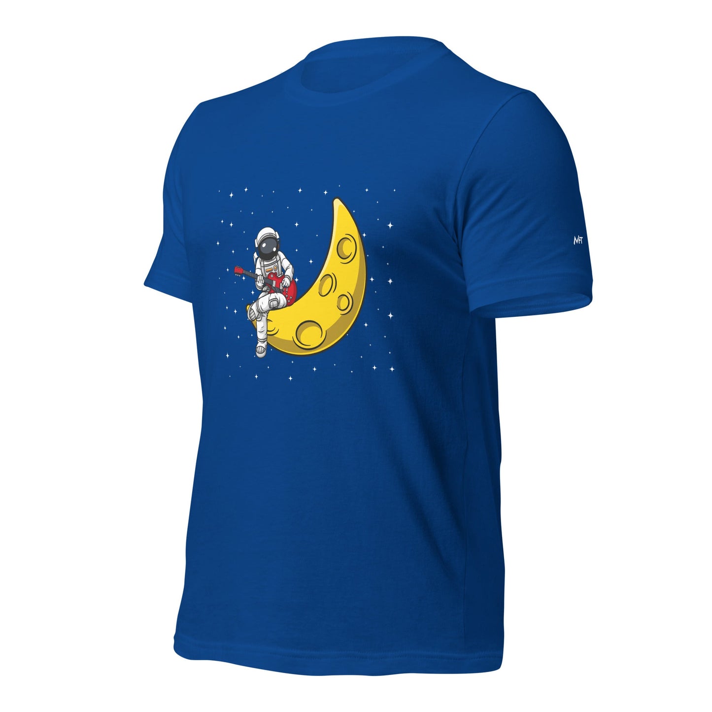 Astronaut Playing - Unisex t-shirt by DarkByteGear