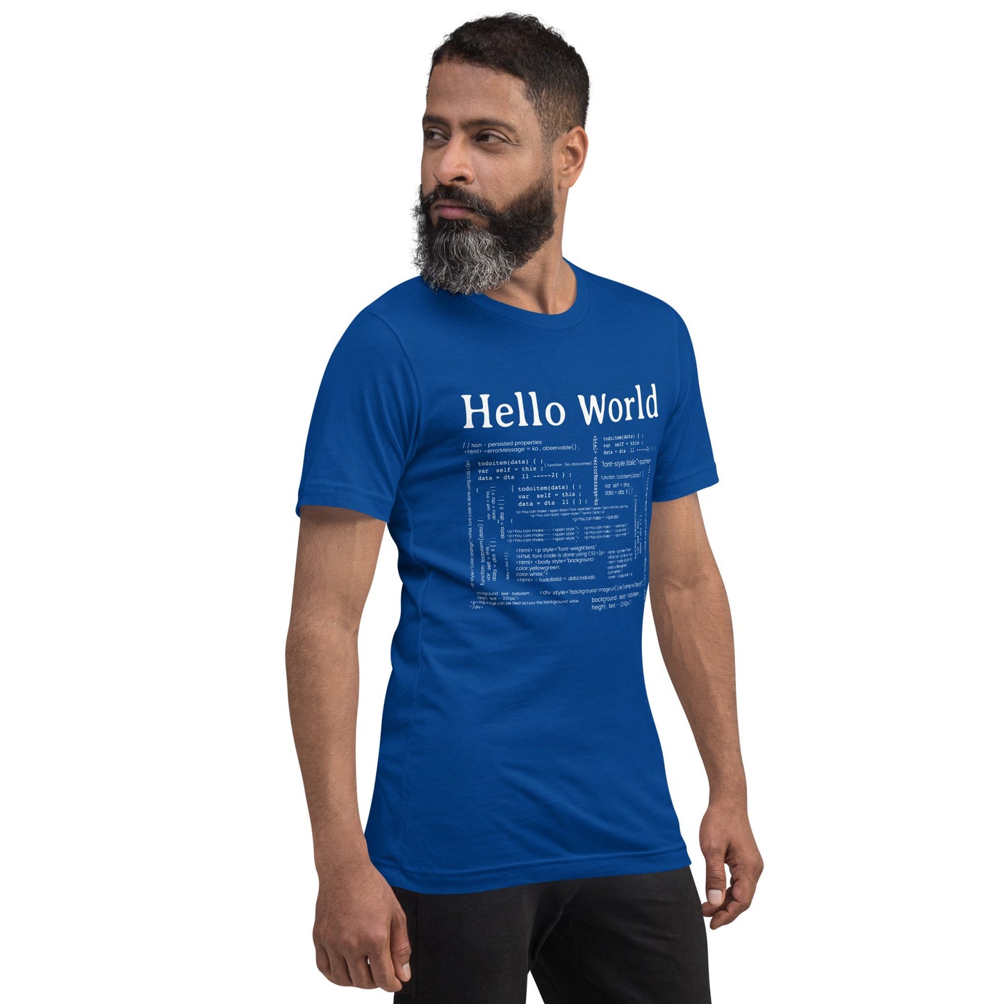 Hello world - Unisex t-shirt by DarkByteGear