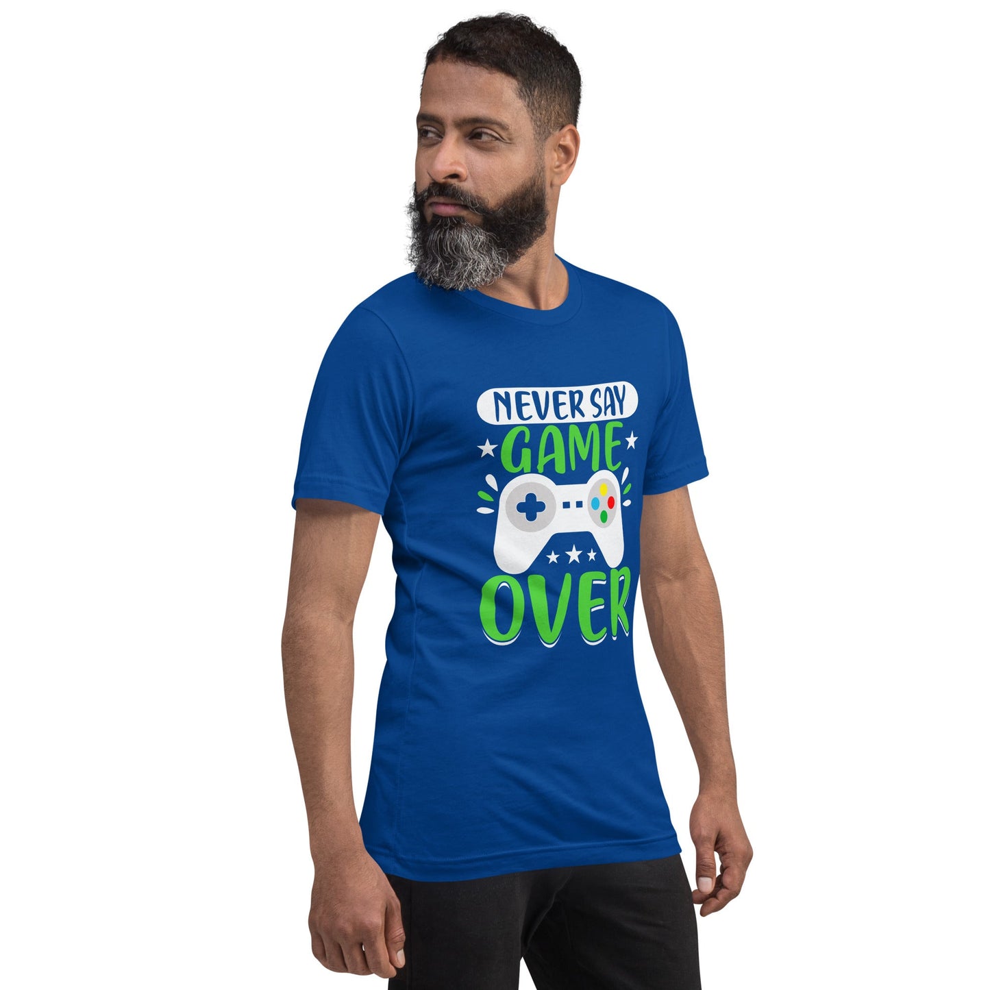 Never say Gameover Unisex t-shirt by DarkByteGear