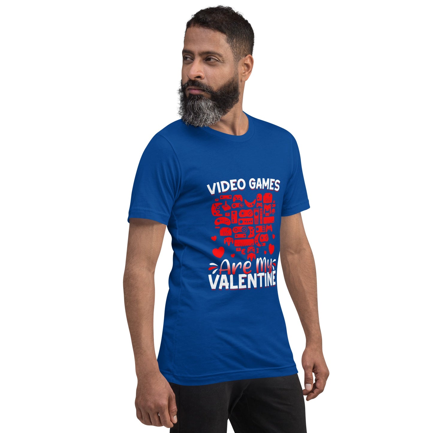 Video games are my valentine Unisex t-shirt by DarkByteGear