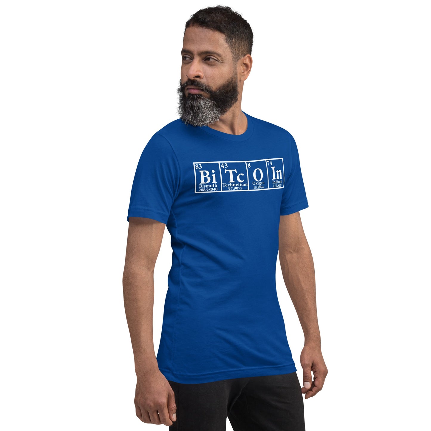 Bitcoin Periodic Table Unisex t-shirt by DarkByteGear