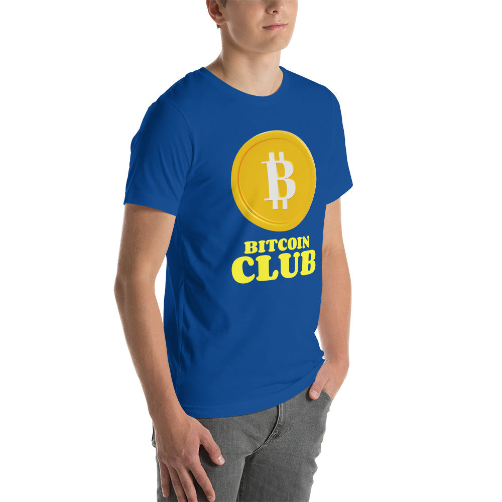 BITCOIN CLUB V1 - Unisex T-shirt by DarkByteGear