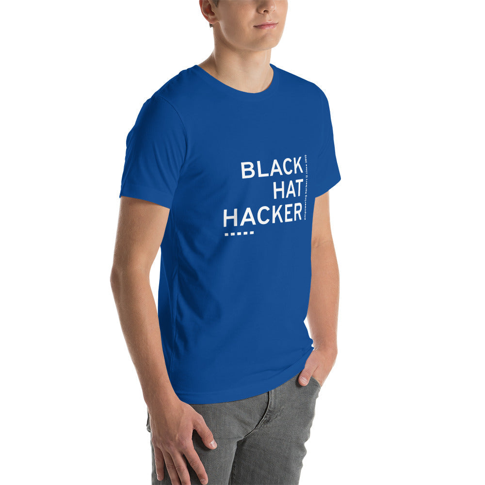 Black Hat Hacker V11 Unisex t-shirt by DarkByteGear