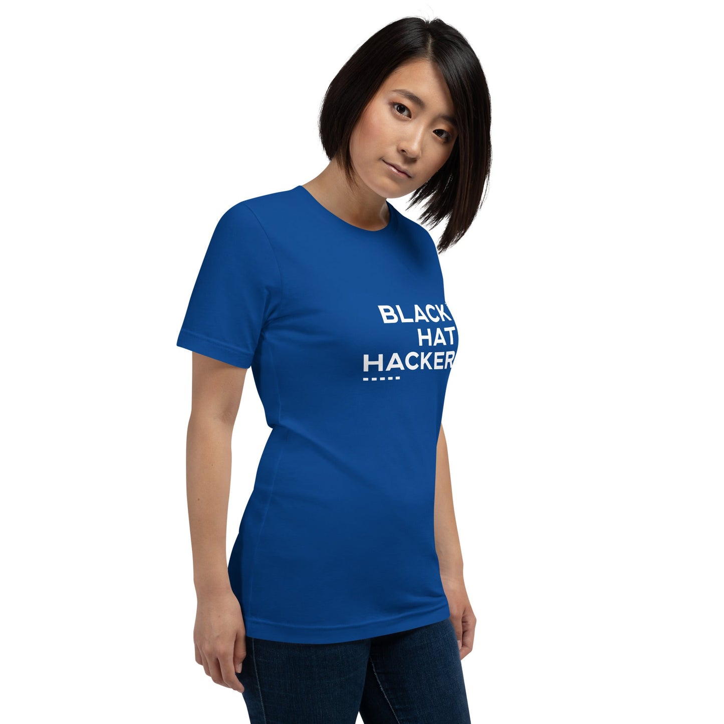 Black Hat Hacker V12 Unisex t-shirt by DarkByteGear