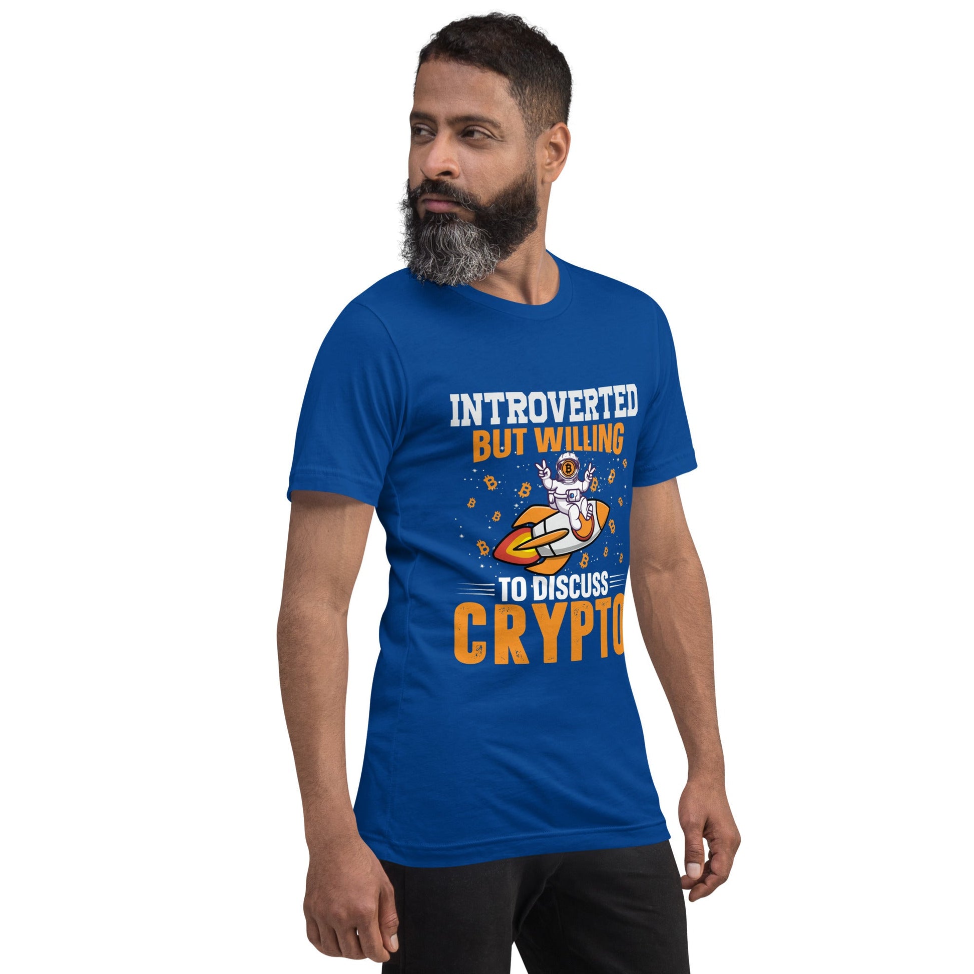 Introverted but Willing to Discuss Bitcoin Unisex t-shirt by DarkByteGear