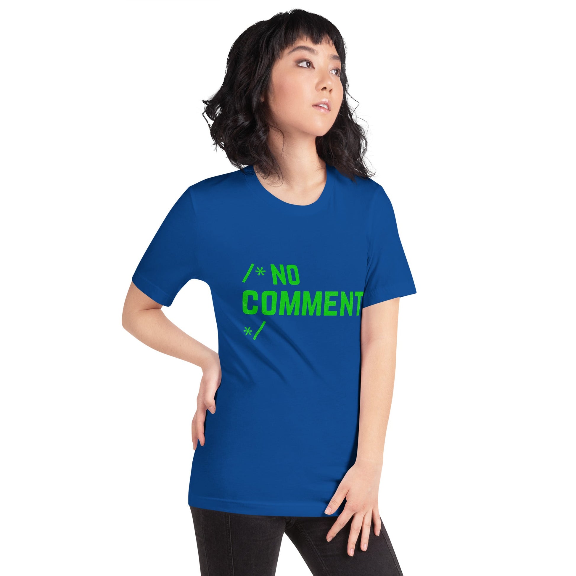 /*No Comment*/ Unisex t-shirt by DarkByteGear