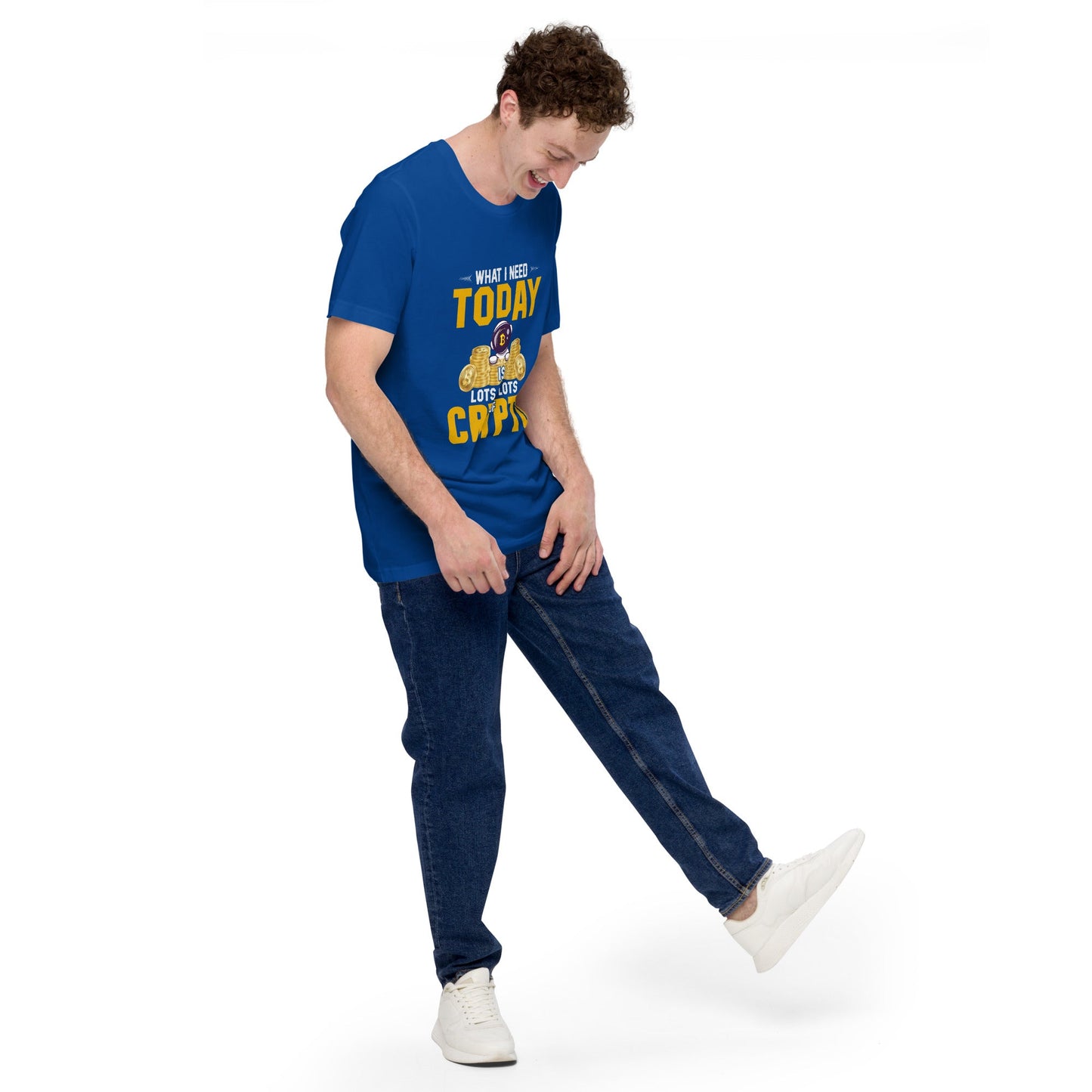 What I Need Today is Lots of Lots of Crypto Unisex t-shirt by DarkByteGear