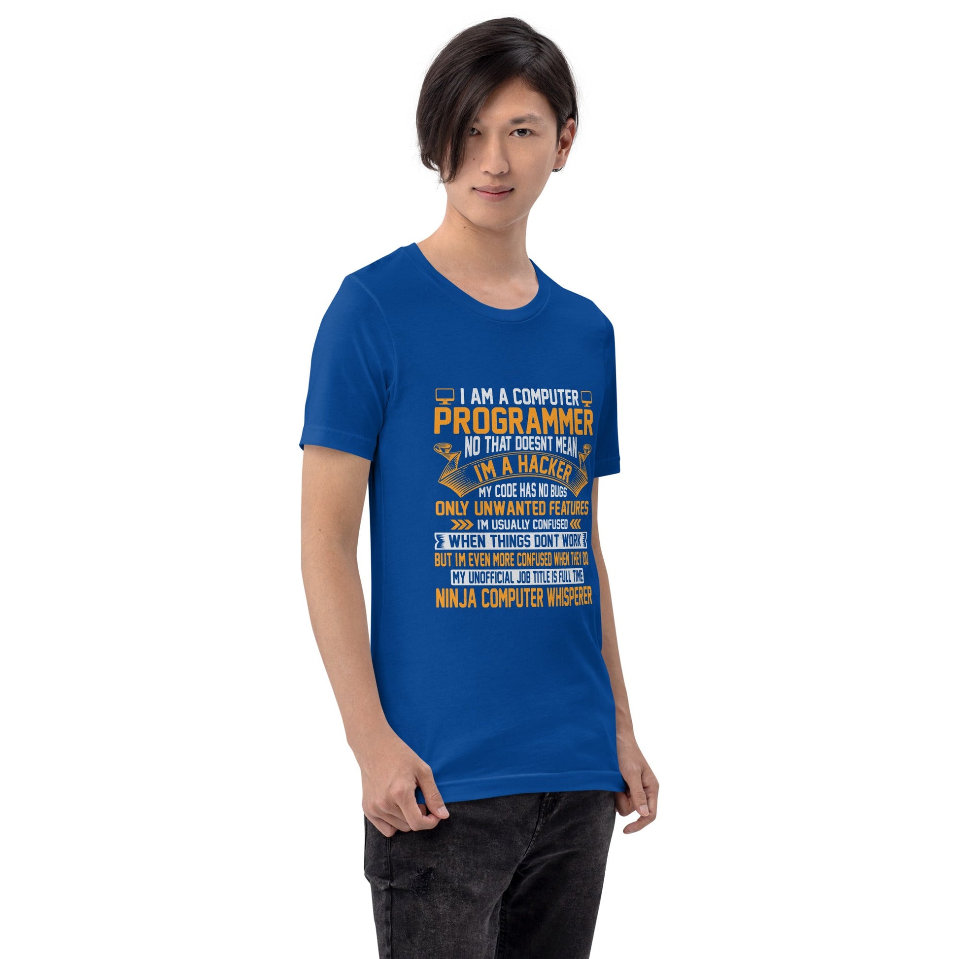 I am a Computer Programmer: Ninja Computer Whisperer - Unisex t-shirt by DarkByteGear