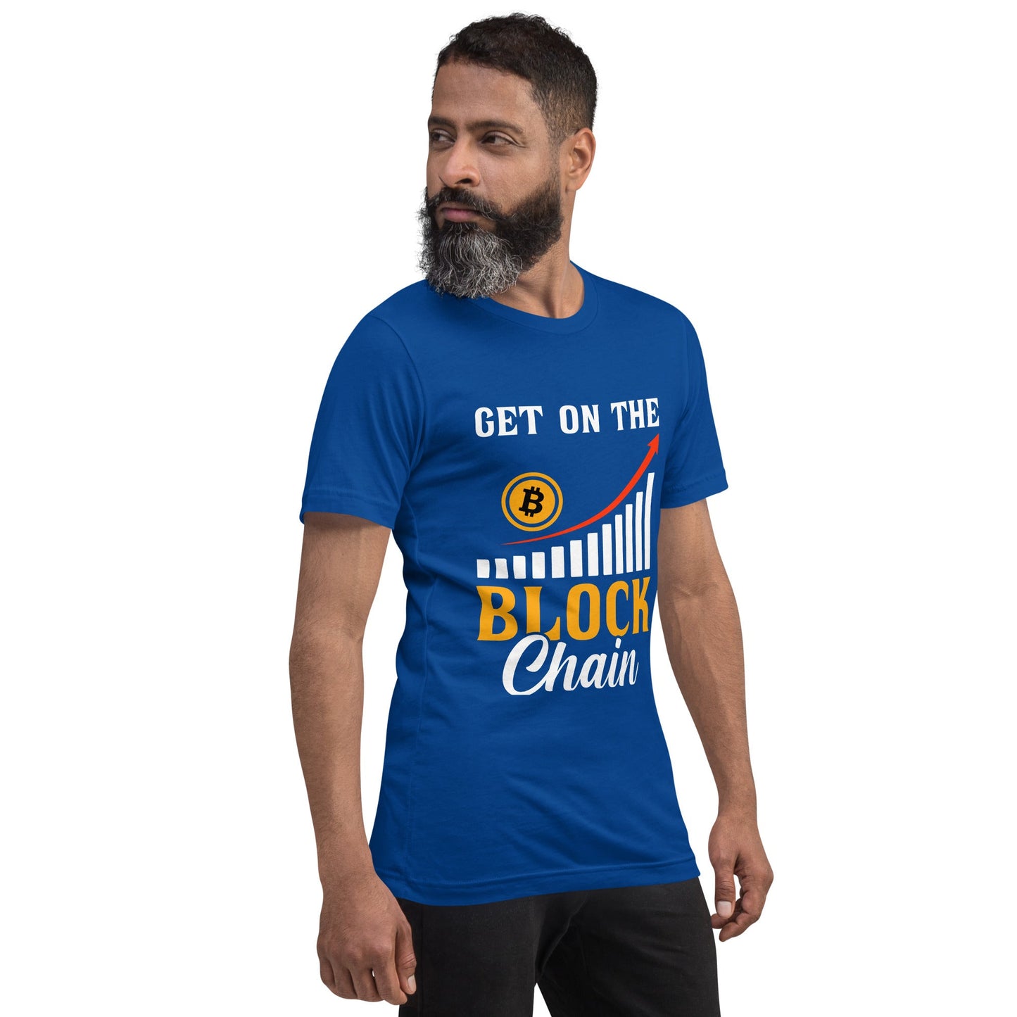 Get on the Block Chain - Unisex t-shirt by DarkByteGear