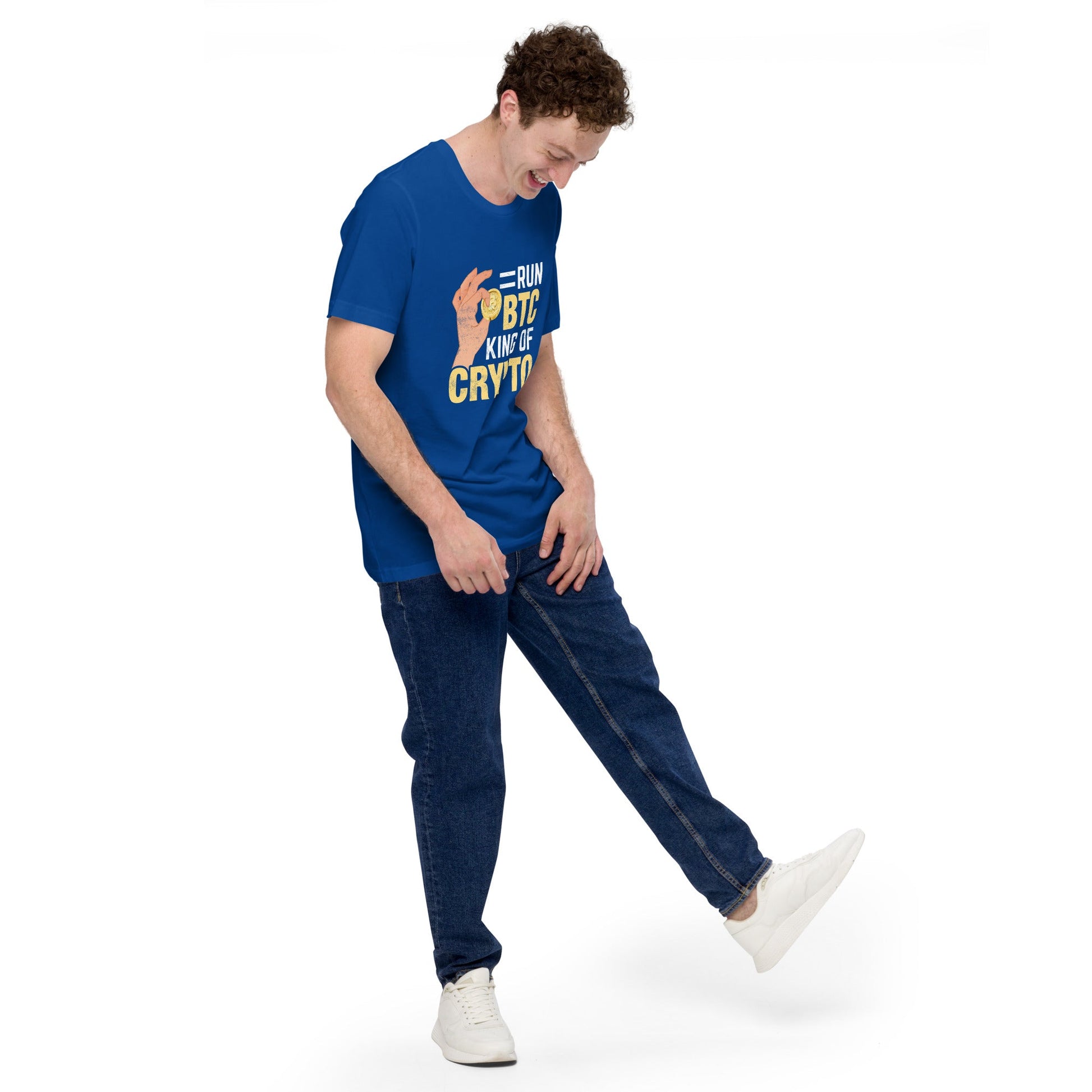 = Run BTC King of BitCoin - Unisex t-shirt by DarkByteGear