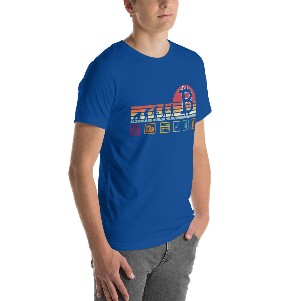 Bitcoin Evolution - Unisex t-shirt by DarkByteGear