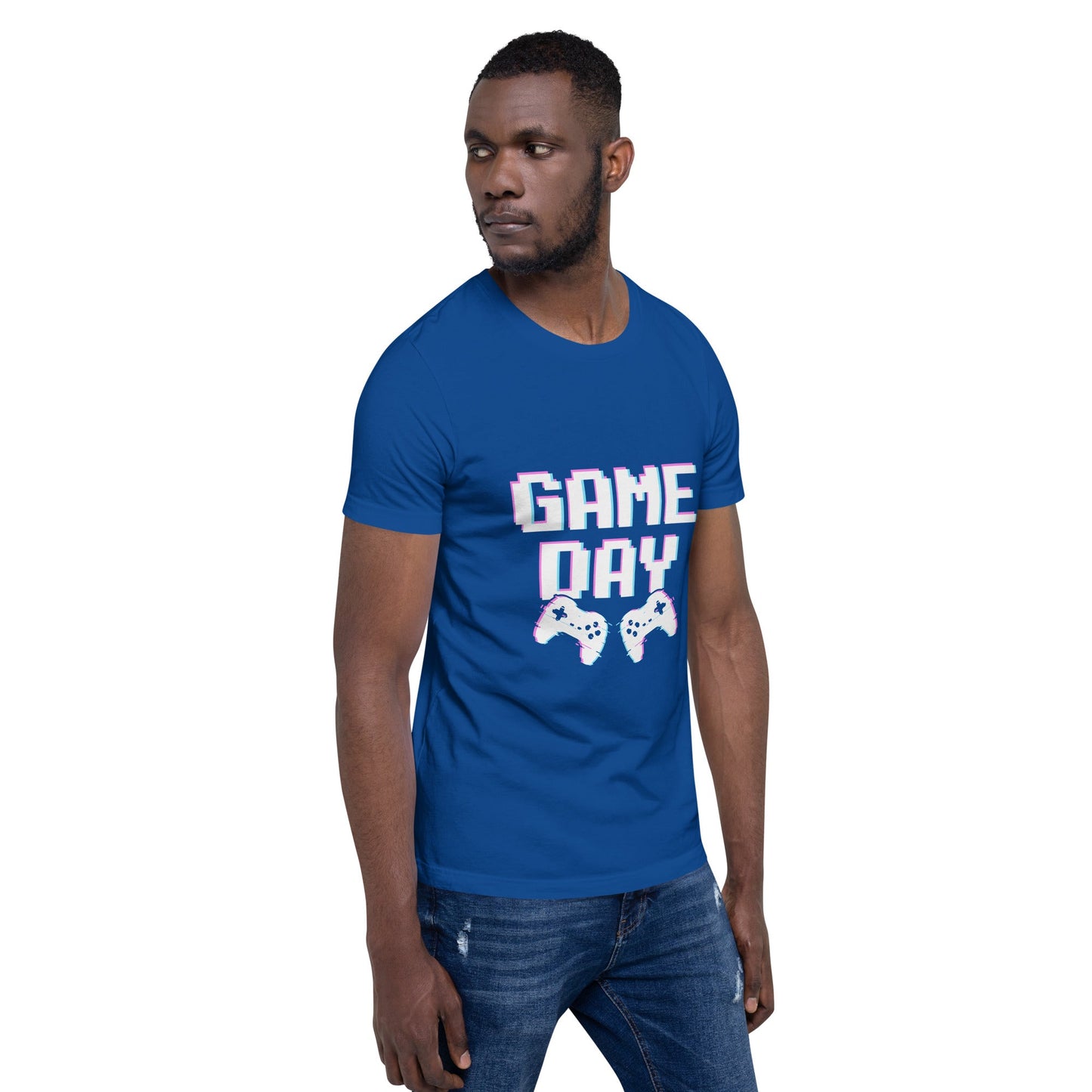 Game Day Lego White - Unisex t-shirt by DarkByteGear