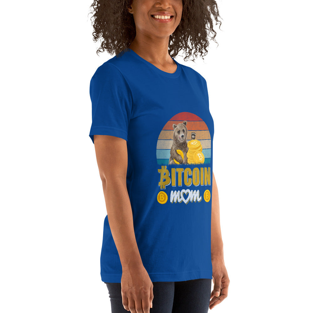 Bitcoin Mom -Unisex t-shirt by DarkByteGear