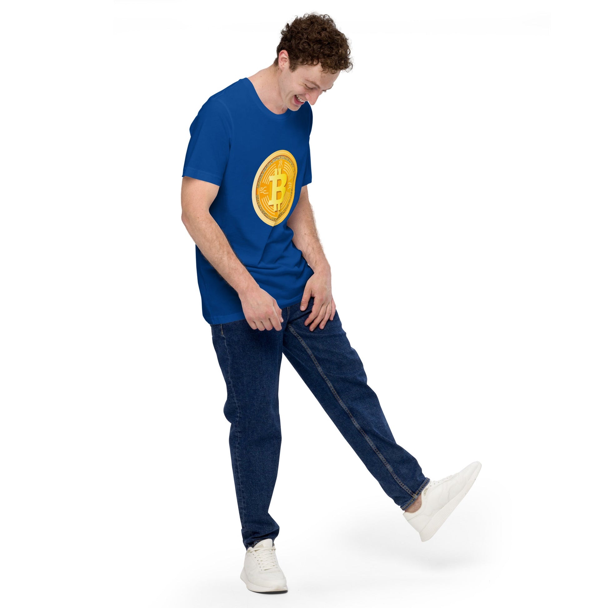 Bitcoin Medal - Unisex t-shirt by DarkByteGear