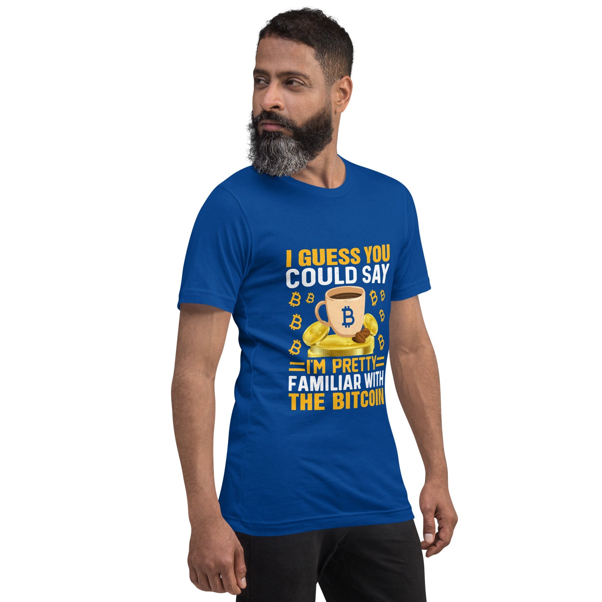 I guess you could say I am pretty familiar with the Bitcoin - Unisex t-shirt by DarkByteGear