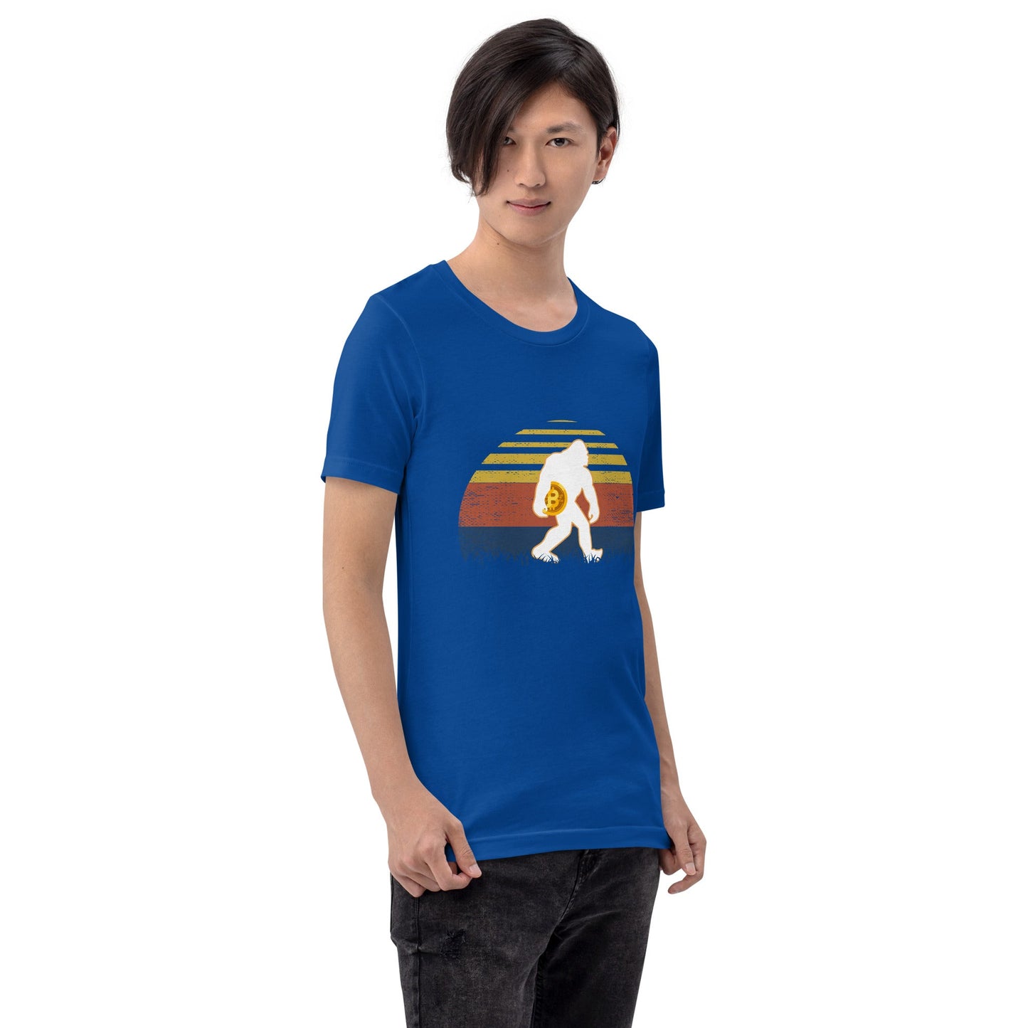 Retro Bitcoin - Unisex t-shirt by DarkByteGear