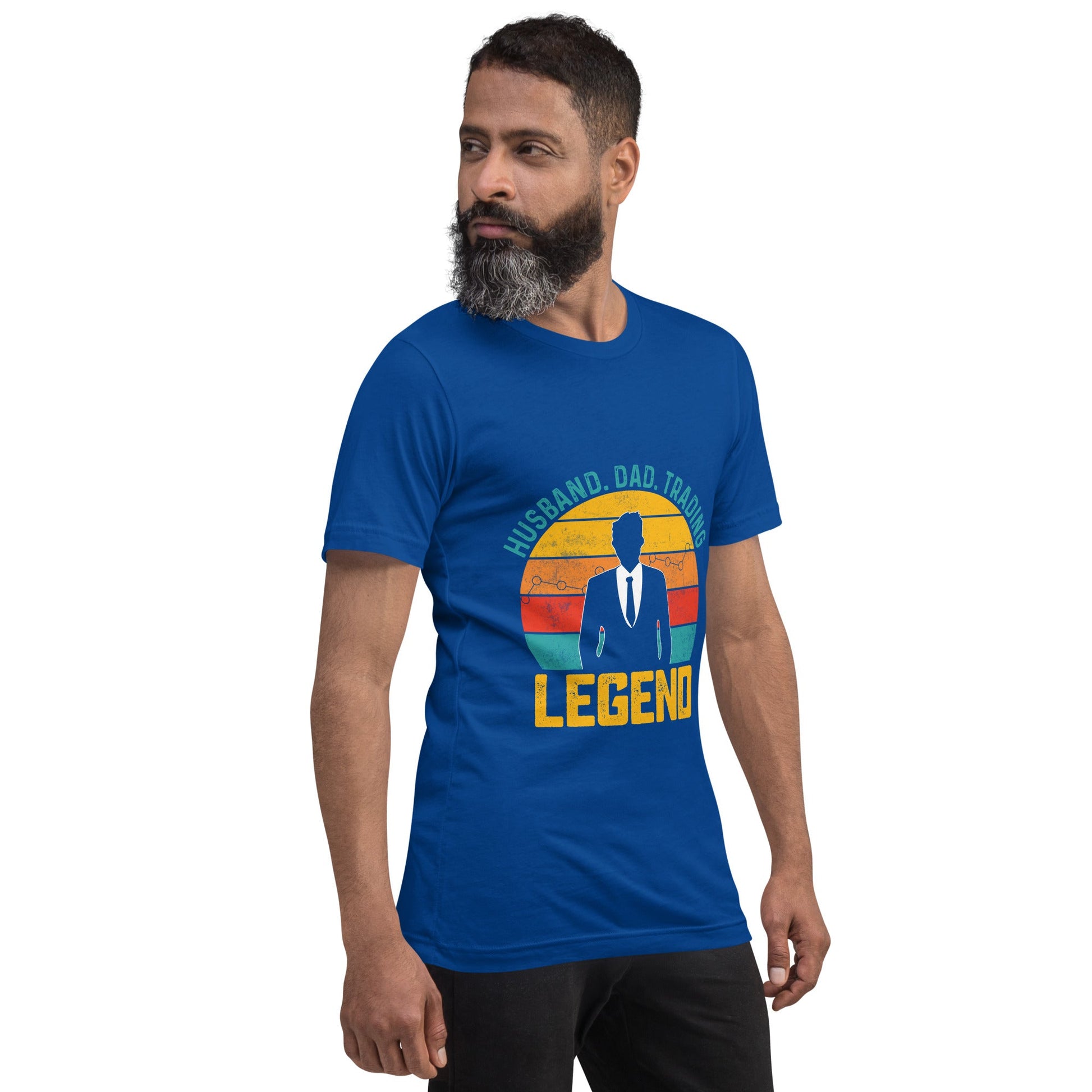 Husband.Dad.Trading Legend - Unisex t-shirt by DarkByteGear