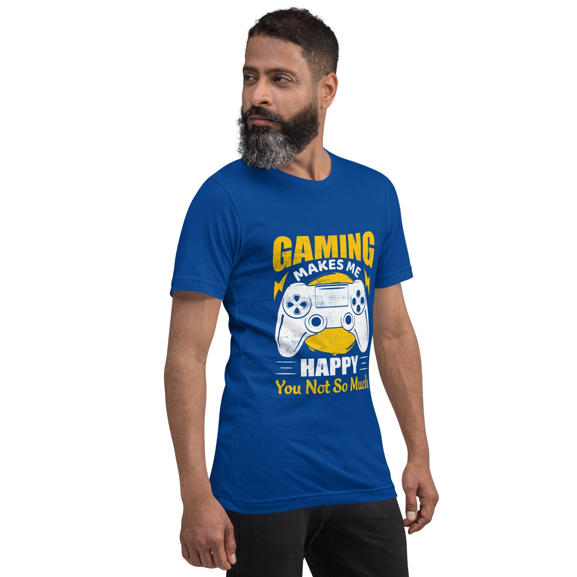 Gaming Makes me Happy (MAHFUZ) - Unisex t-shirt by DarkByteGear