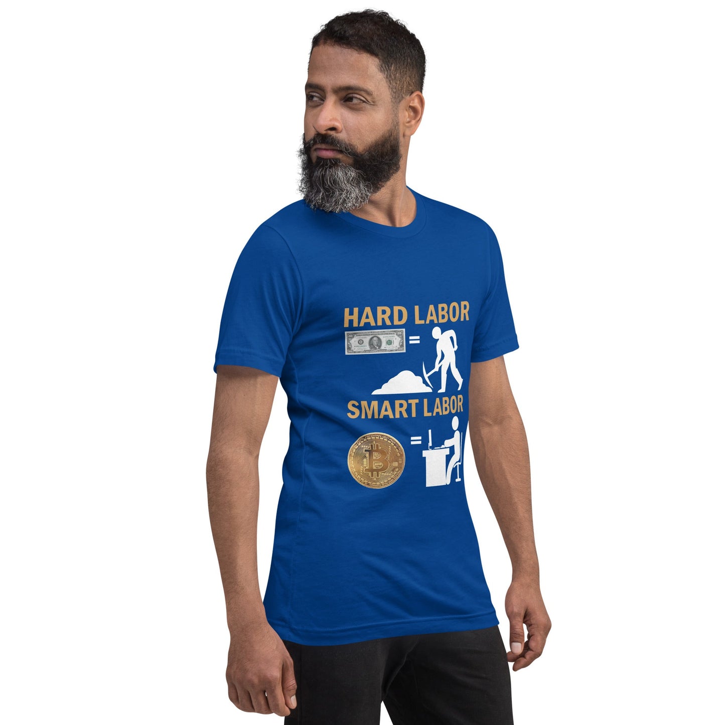 Hard Labour Vs Smart Labour - Unisex t-shirt by DarkByteGear