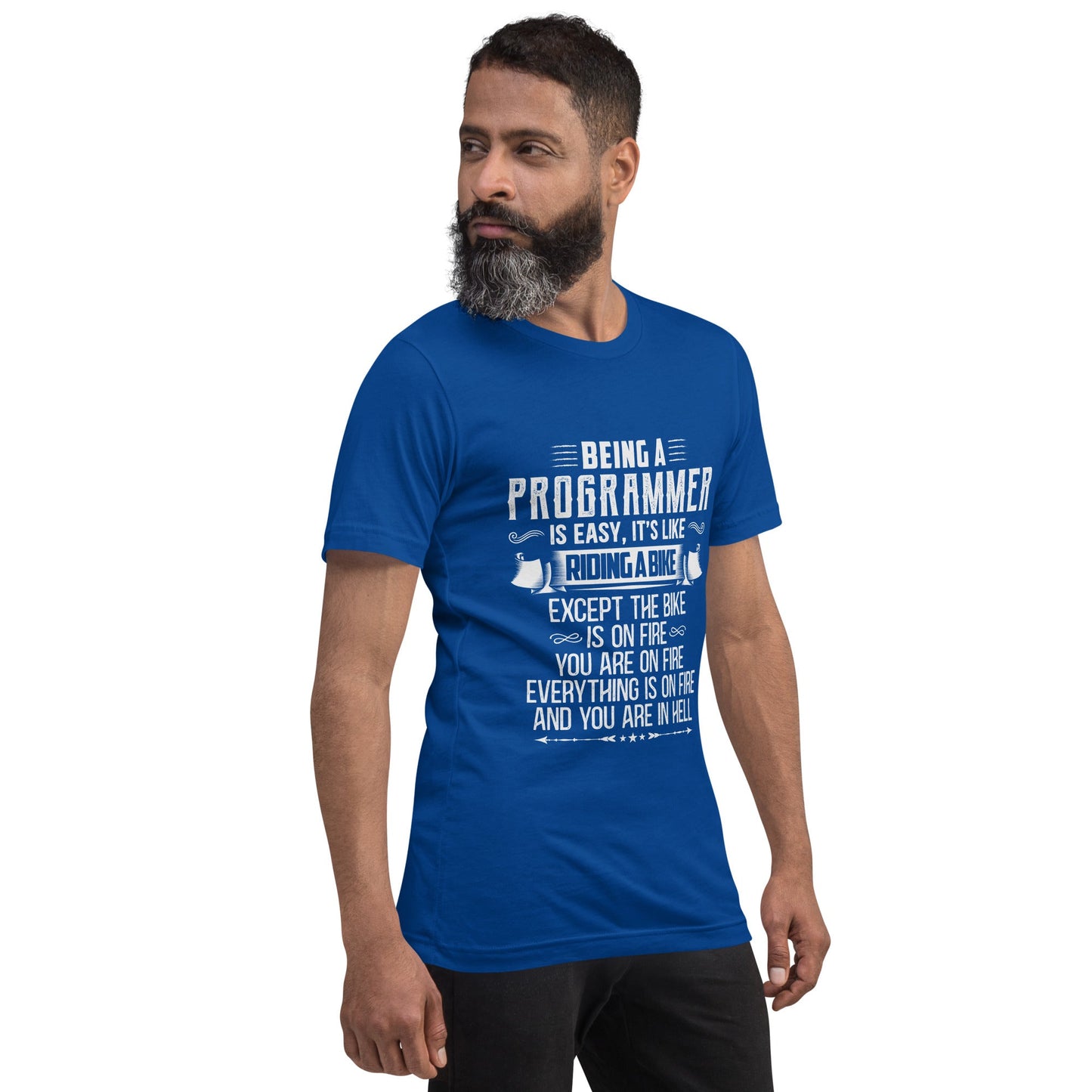 Being a Programmer is easy - Unisex t-shirt by DarkByteGear