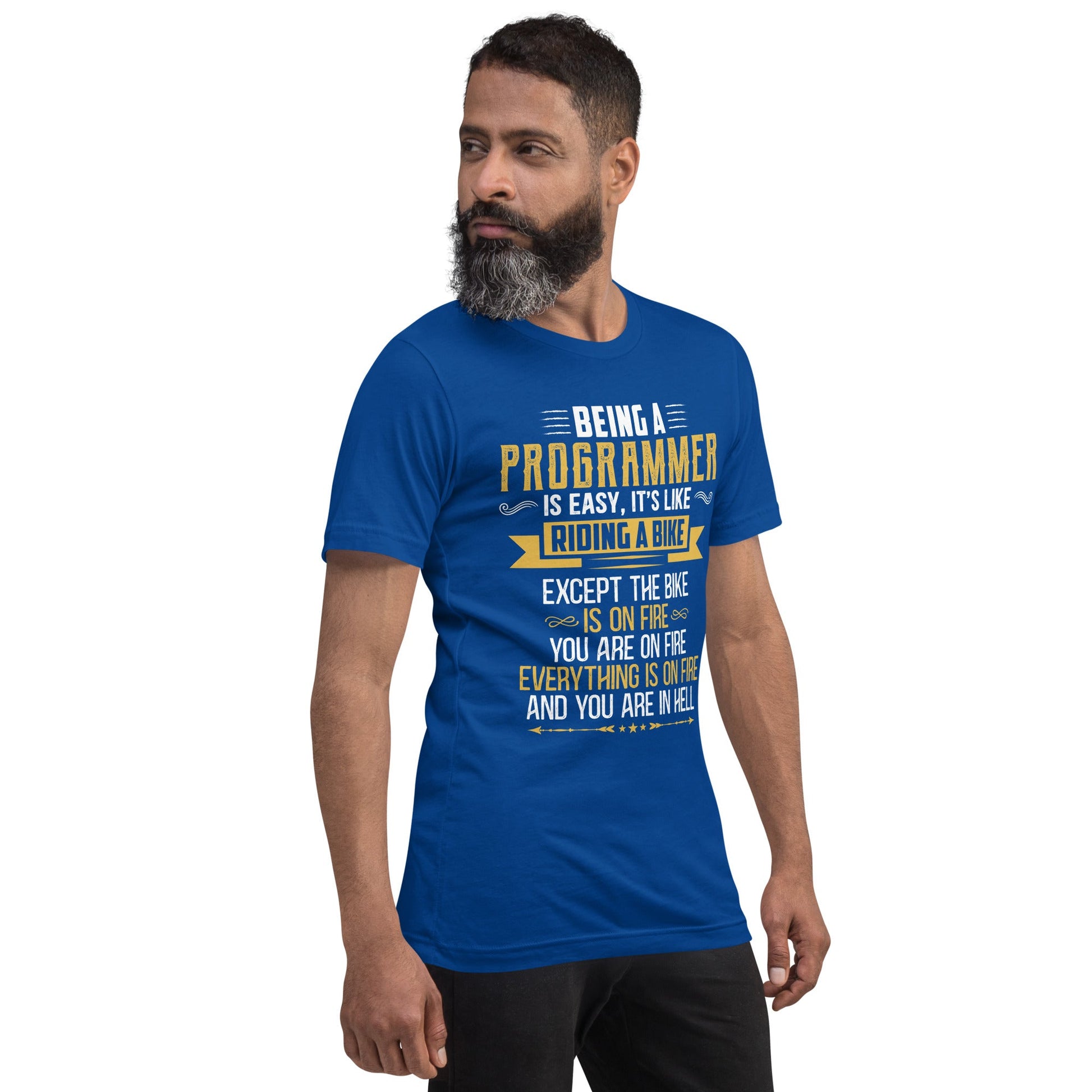 Being a Programmer is easy V2 - Unisex t-shirt by DarkByteGear