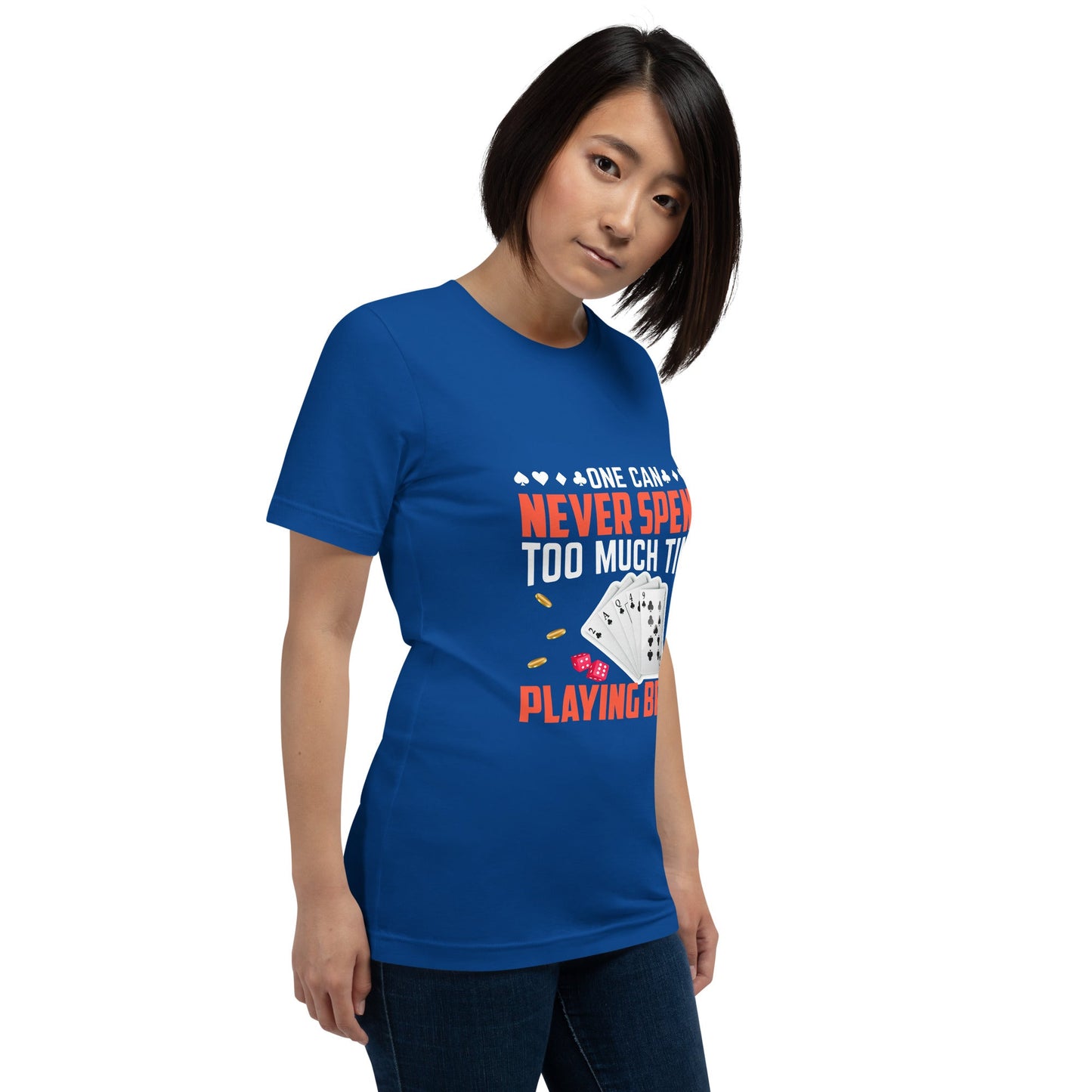One can never Spend too much Time playing Bridge - Unisex t-shirt by DarkByteGear