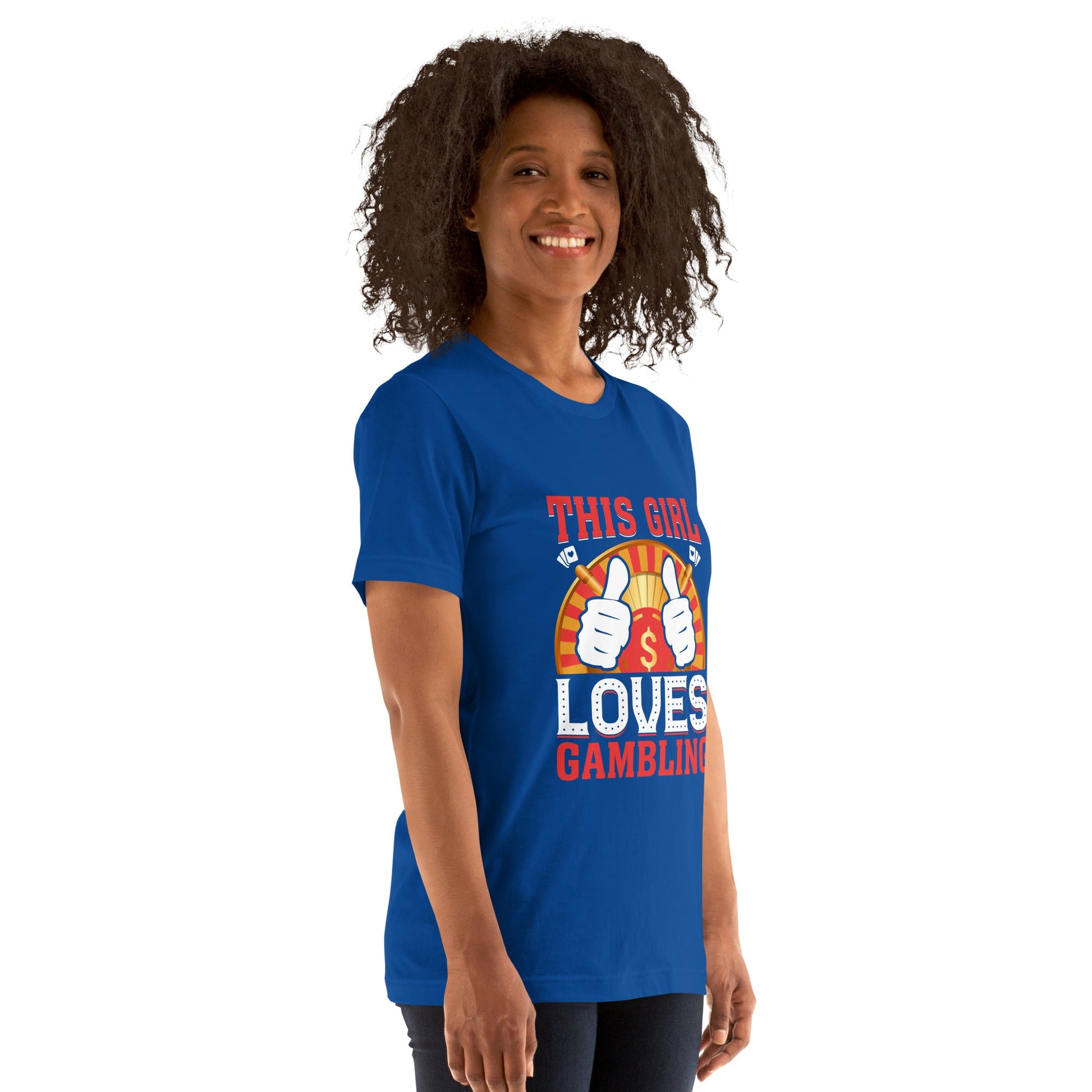 This Girl Loves Gambling - Unisex t-shirt by DarkByteGear