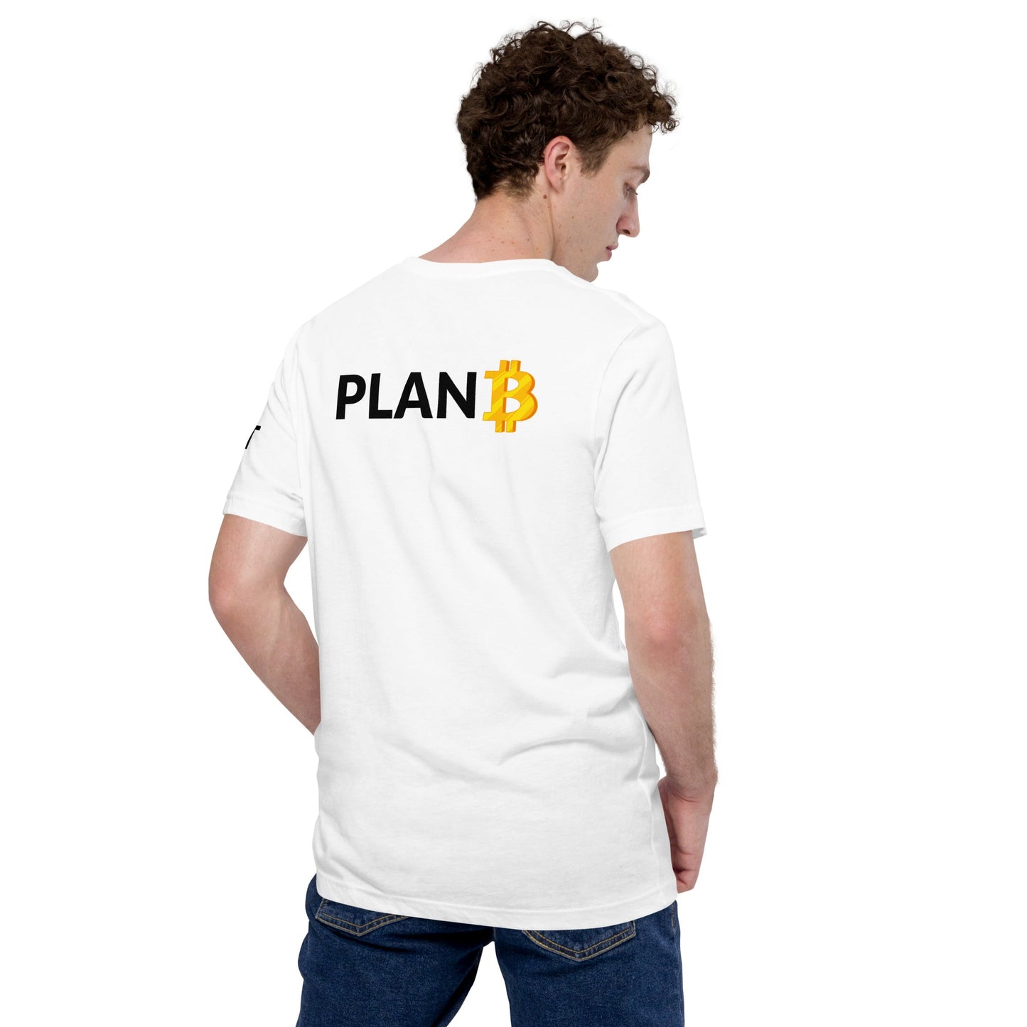 Plan B v1 - Unisex t-shirt (back print) by DarkByteGear