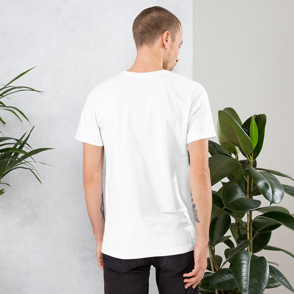 Hello world - Unisex t-shirt (back print) by DarkByteGear
