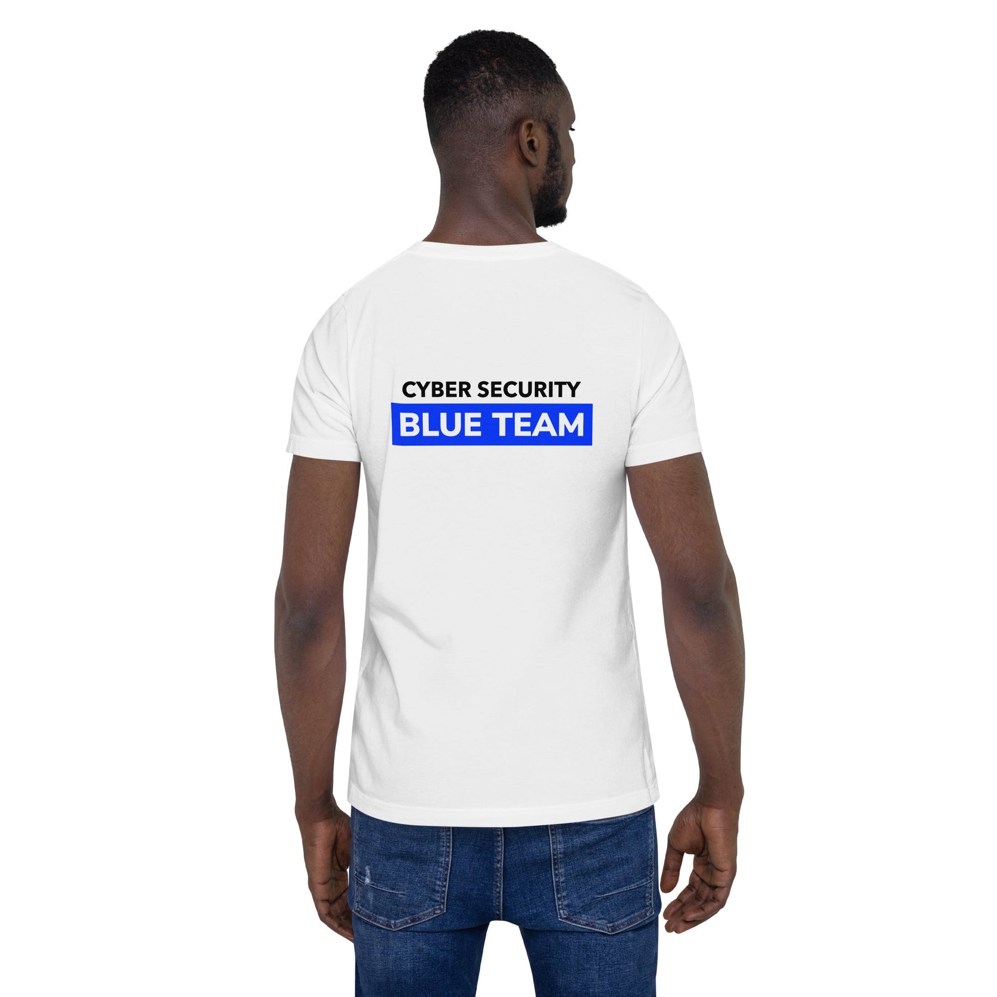 Cyber Security Blue Team V11 - Unisex t-shirt ( Back Print ) by DarkByteGear