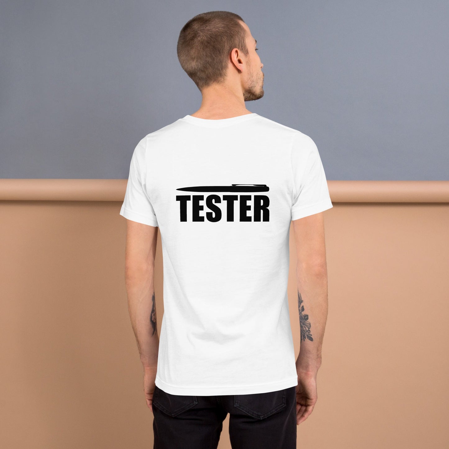 Pentester V2 - Unisex t-shirt ( Back Print ) by DarkByteGear