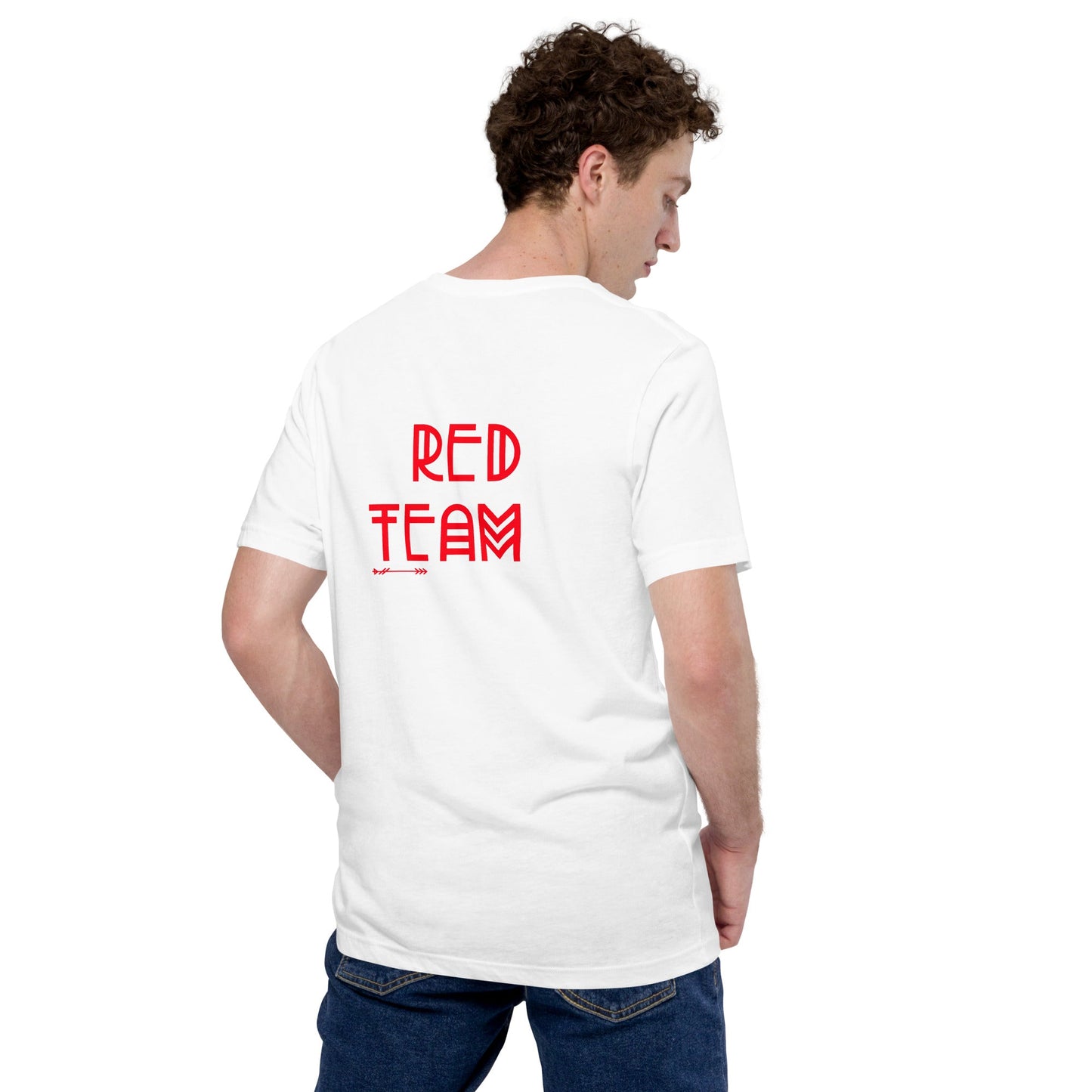 Cyber Security Red Team V5 - Unisex t-shirt ( Back Print ) by DarkByteGear