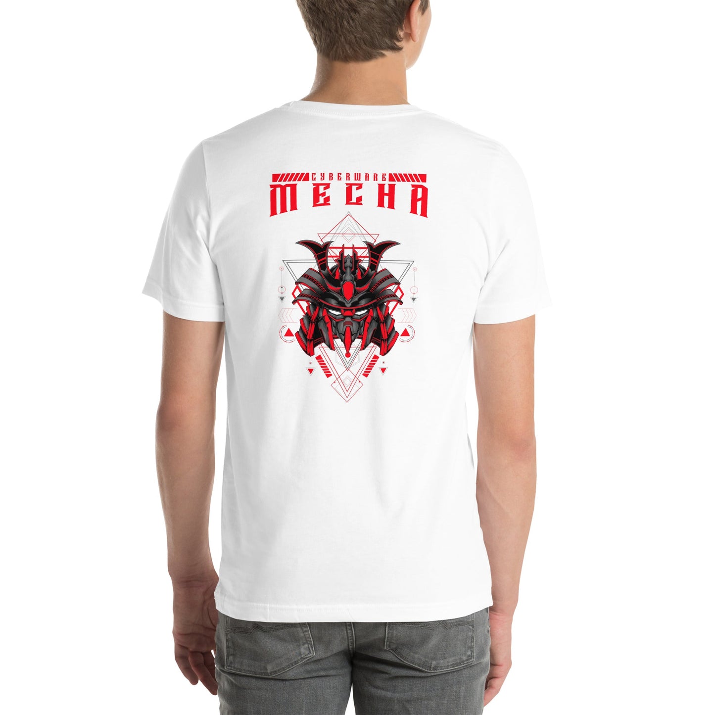 CyberWare Mecha - Unisex t-shirt ( Back Print ) by DarkByteGear