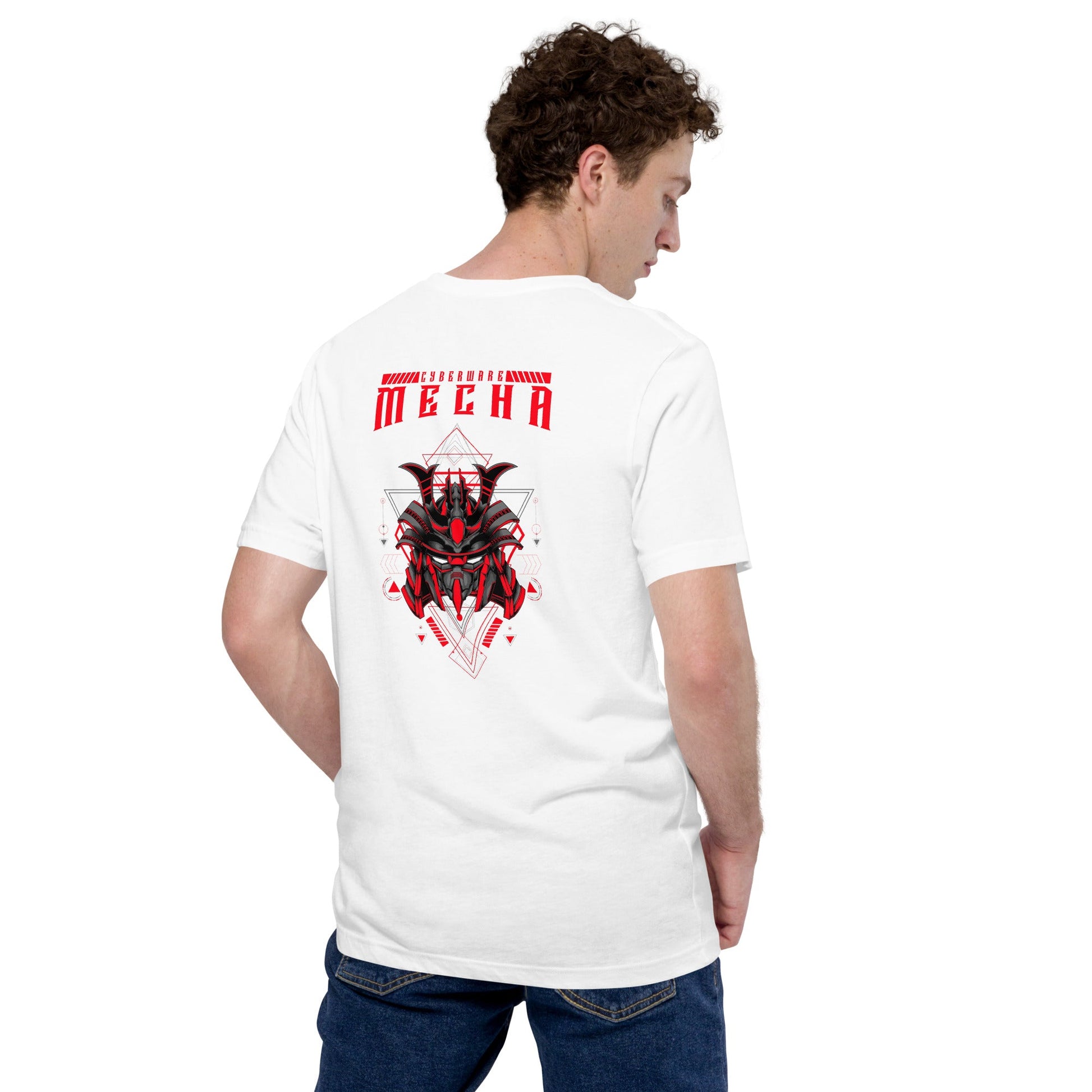 CyberWare Mecha - Unisex t-shirt ( Back Print ) by DarkByteGear