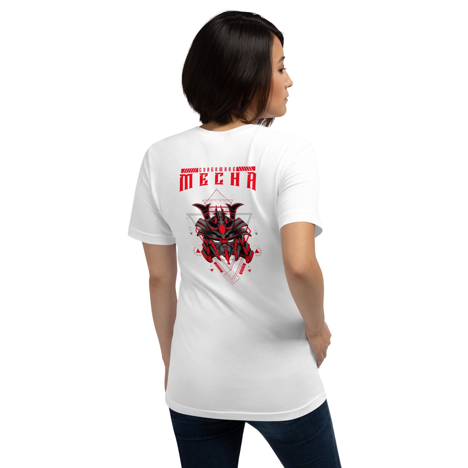 CyberWare Mecha - Unisex t-shirt ( Back Print ) by DarkByteGear