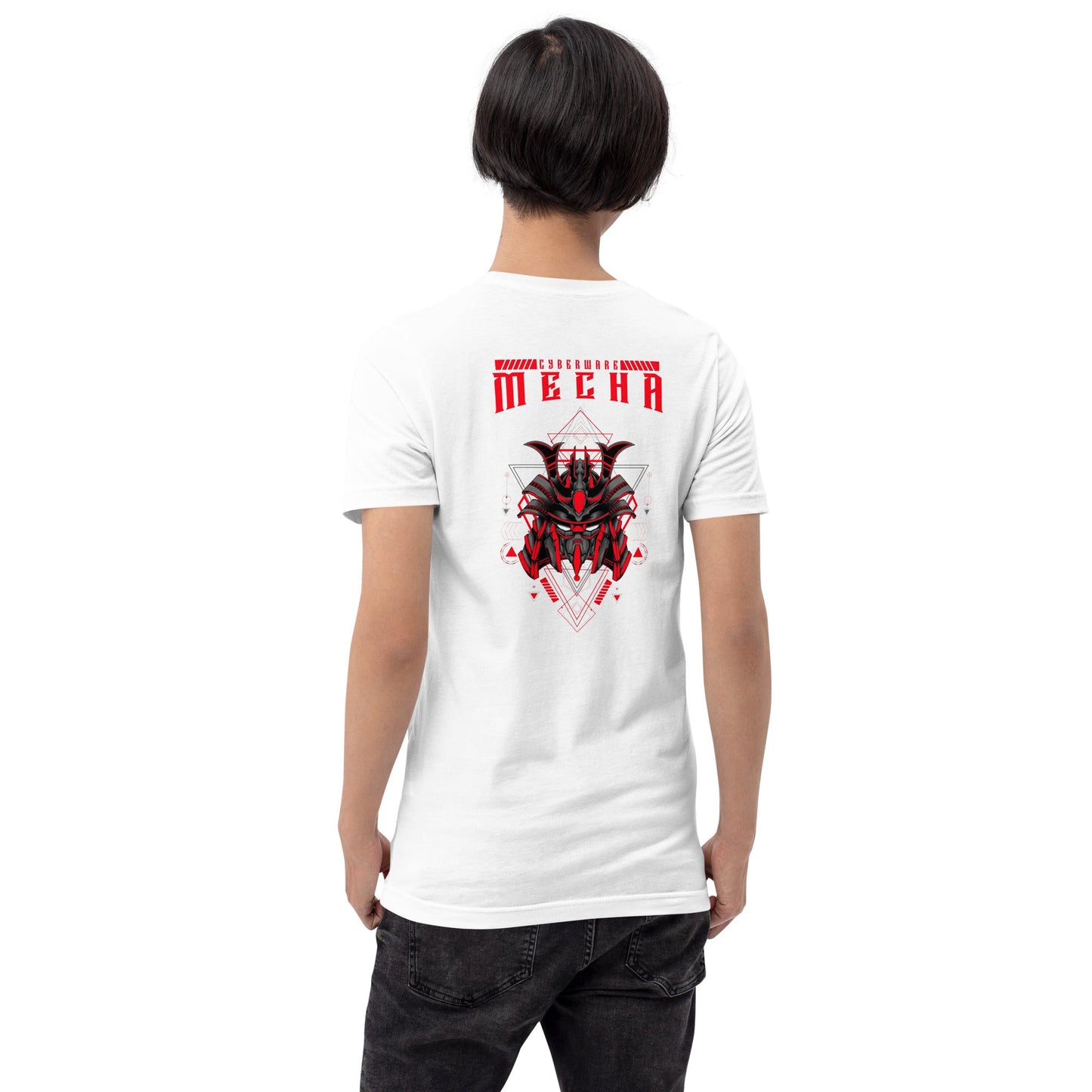 CyberWare Mecha - Unisex t-shirt ( Back Print ) by DarkByteGear