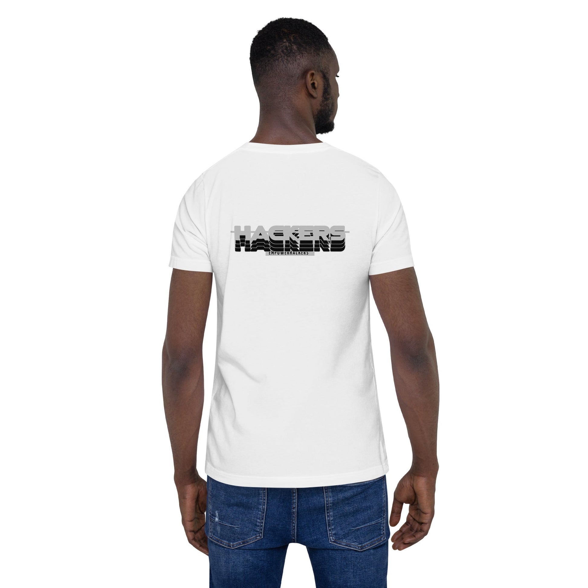 Hackers Empower Hackers V3 - Unisex t-shirt ( Back Print ) by DarkByteGear