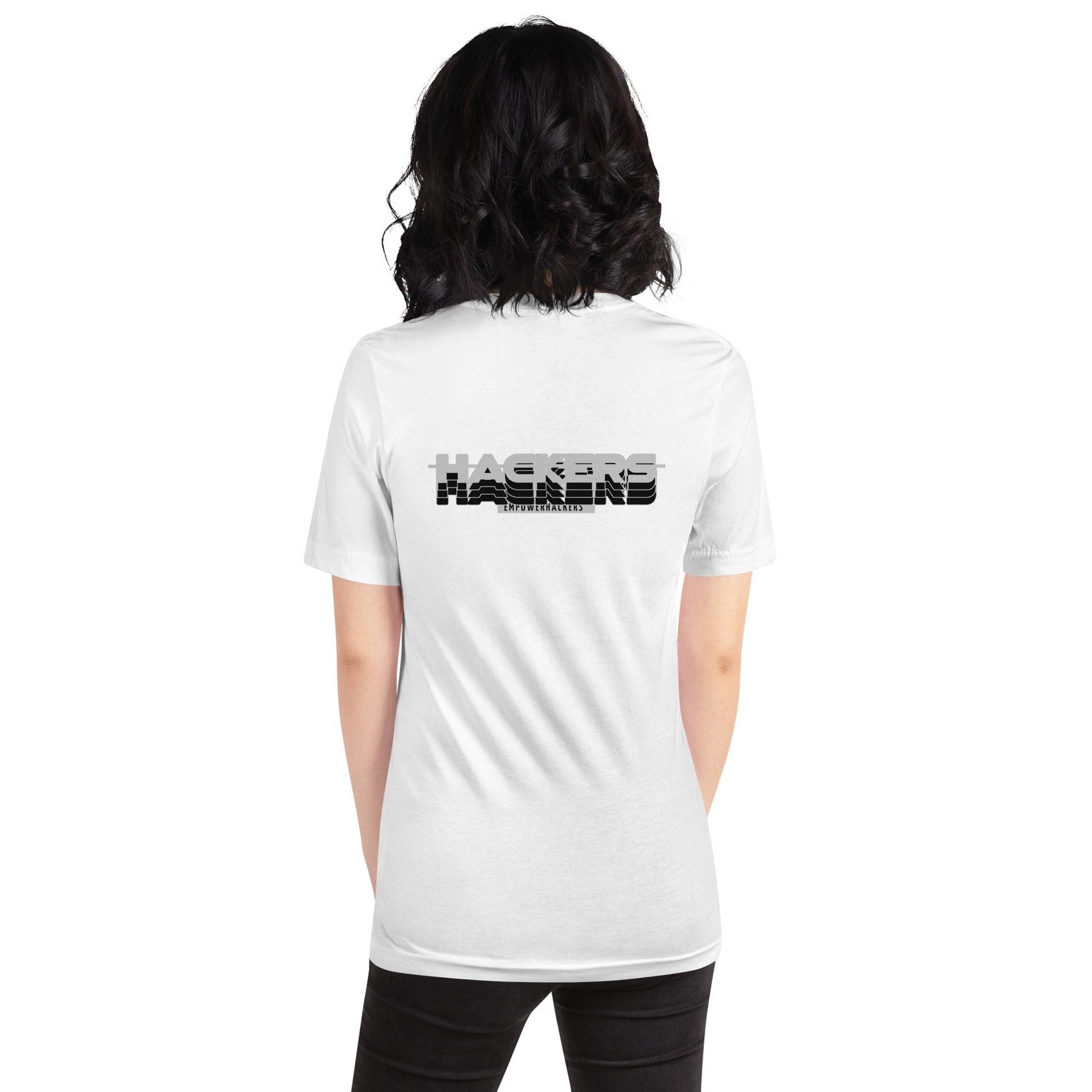 Hackers Empower Hackers V3 - Unisex t-shirt ( Back Print ) by DarkByteGear